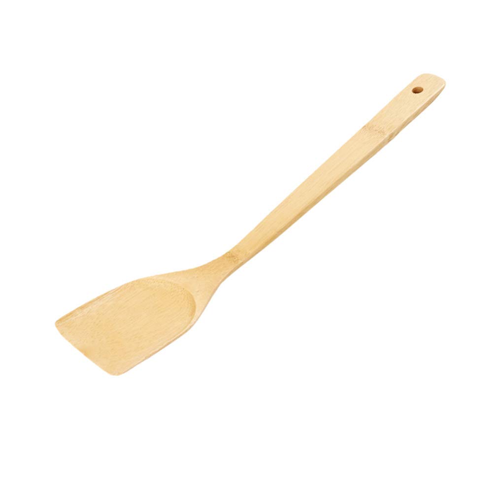 DOITOOL Wooden Nonstick Kitchen Spatula - 1pc Cooking Turner, Pot Scraper & Egg Flipper for Pans & Woks - Perfect for Flipping Eggs, Pancakes & Stir-Fry - Durable Wood Handle Cookware Utensil for Sauteing & Baking