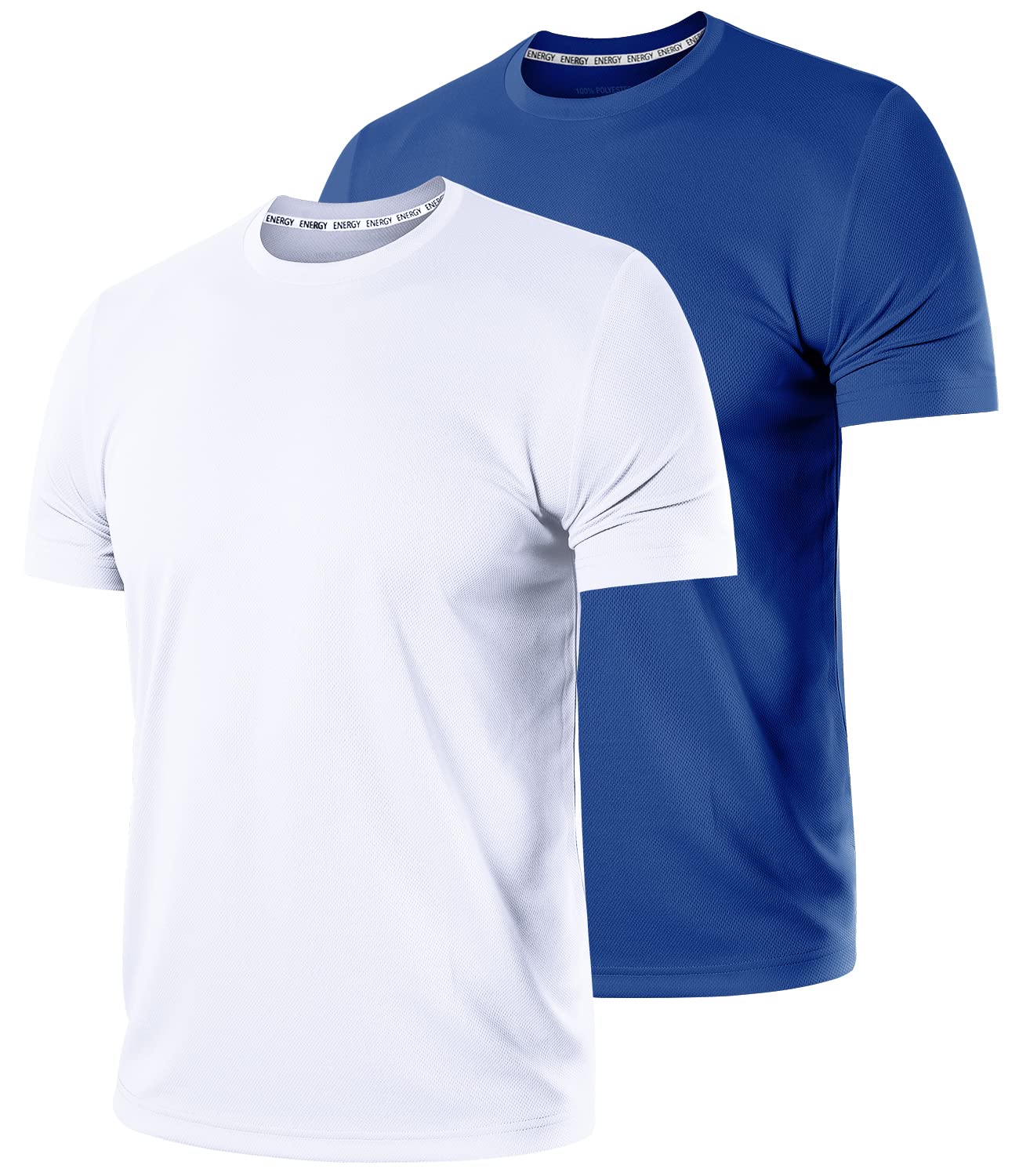 Men's Workout Shirts - Moisture Wicking Quick Dry Athletic Performance T-Shirts for Gym, Running & Training | Stay Cool During Intense Workouts