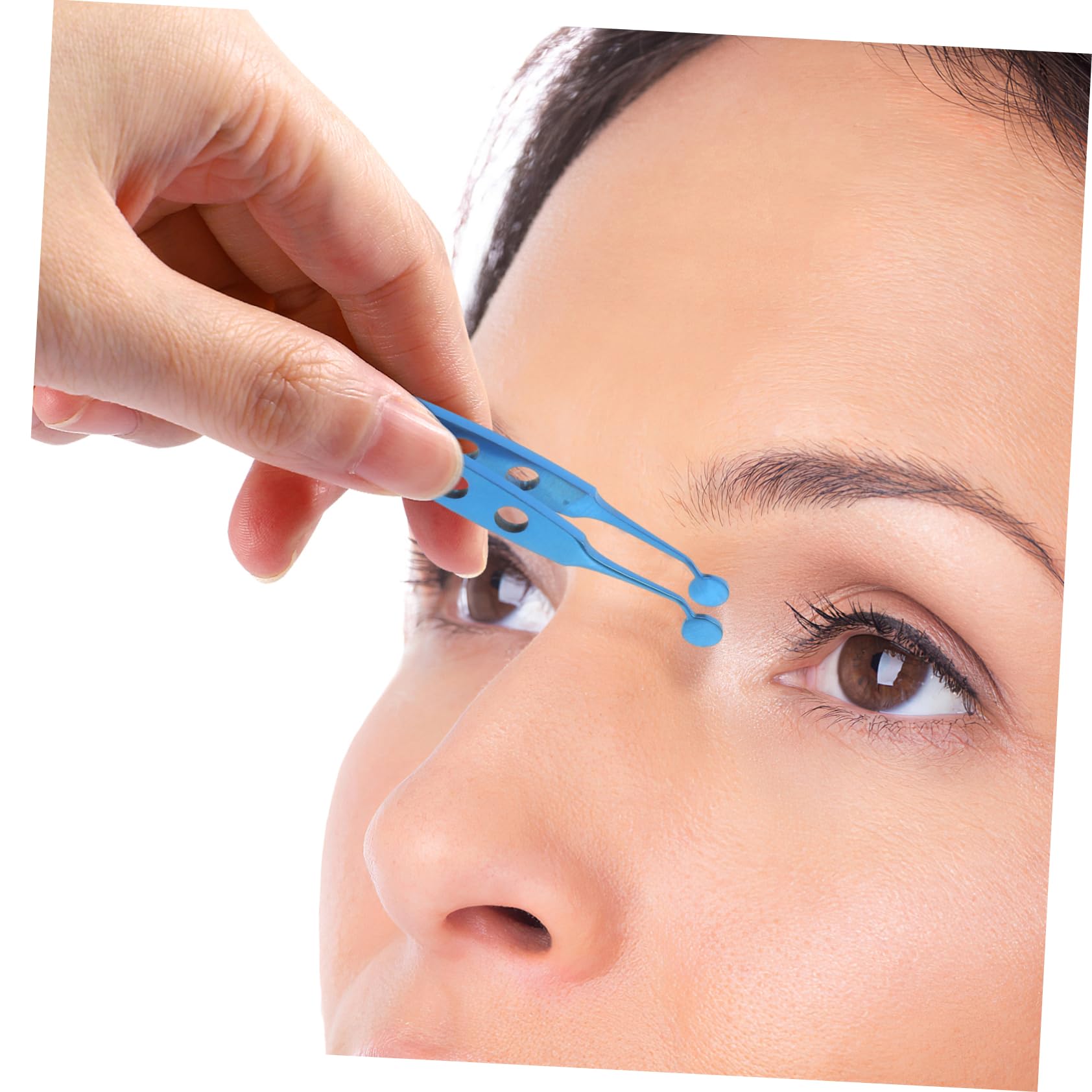**Healeved Meibomian Gland Massage Tweezers - Titanium Alloy Eyelash Curlers & Ingrown Hair Tweezers for Women - Precision Lighted Tweezers for Lash Clusters & Chin Hair - Perfect for Salon, Home & Travel Use**