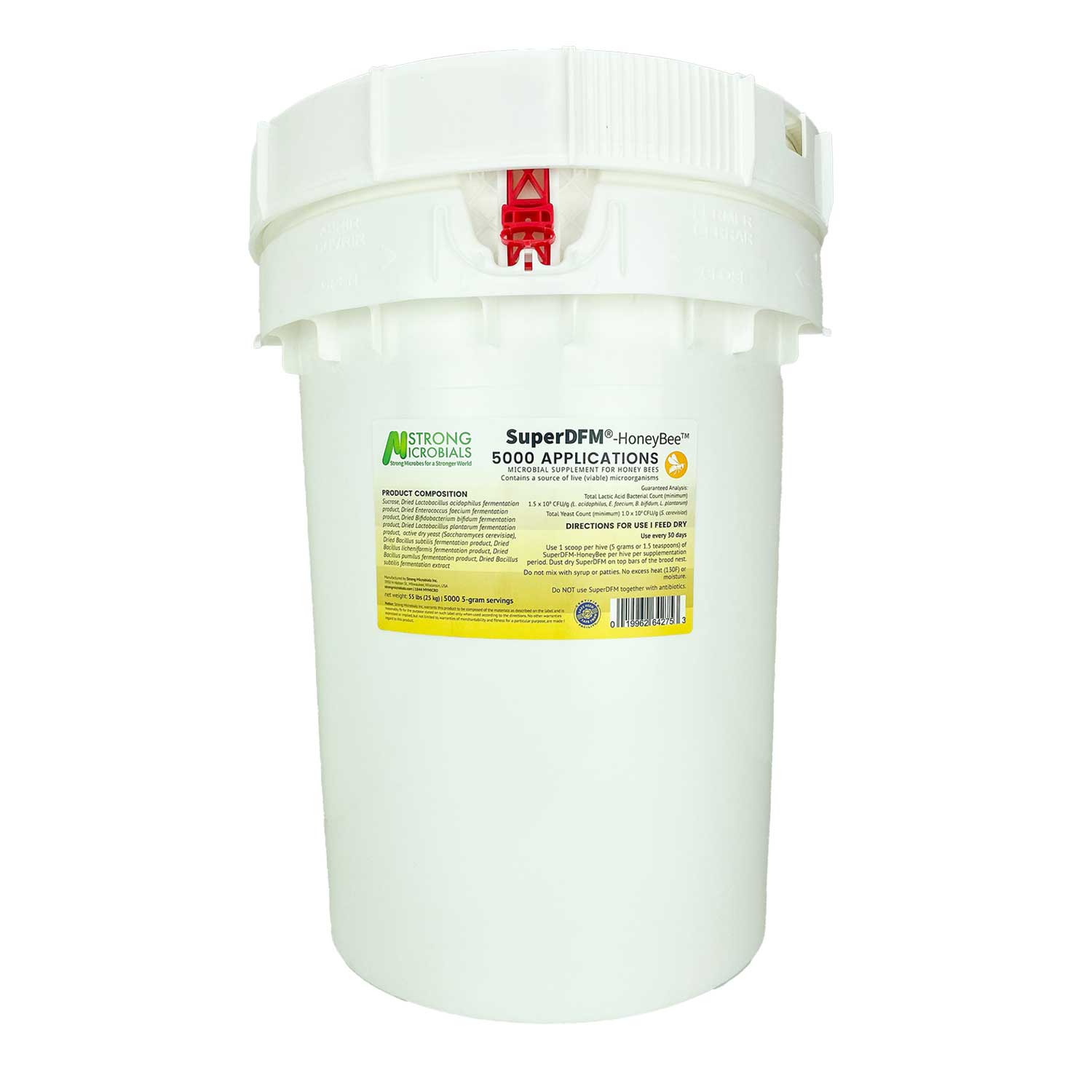 SuperDFM Honey Bee Probiotic | 5000 Applications for Livestock & Poultry | Supports Gut Health & Digestion | Ideal for Dairy Cows, Pigs, Chickens & More