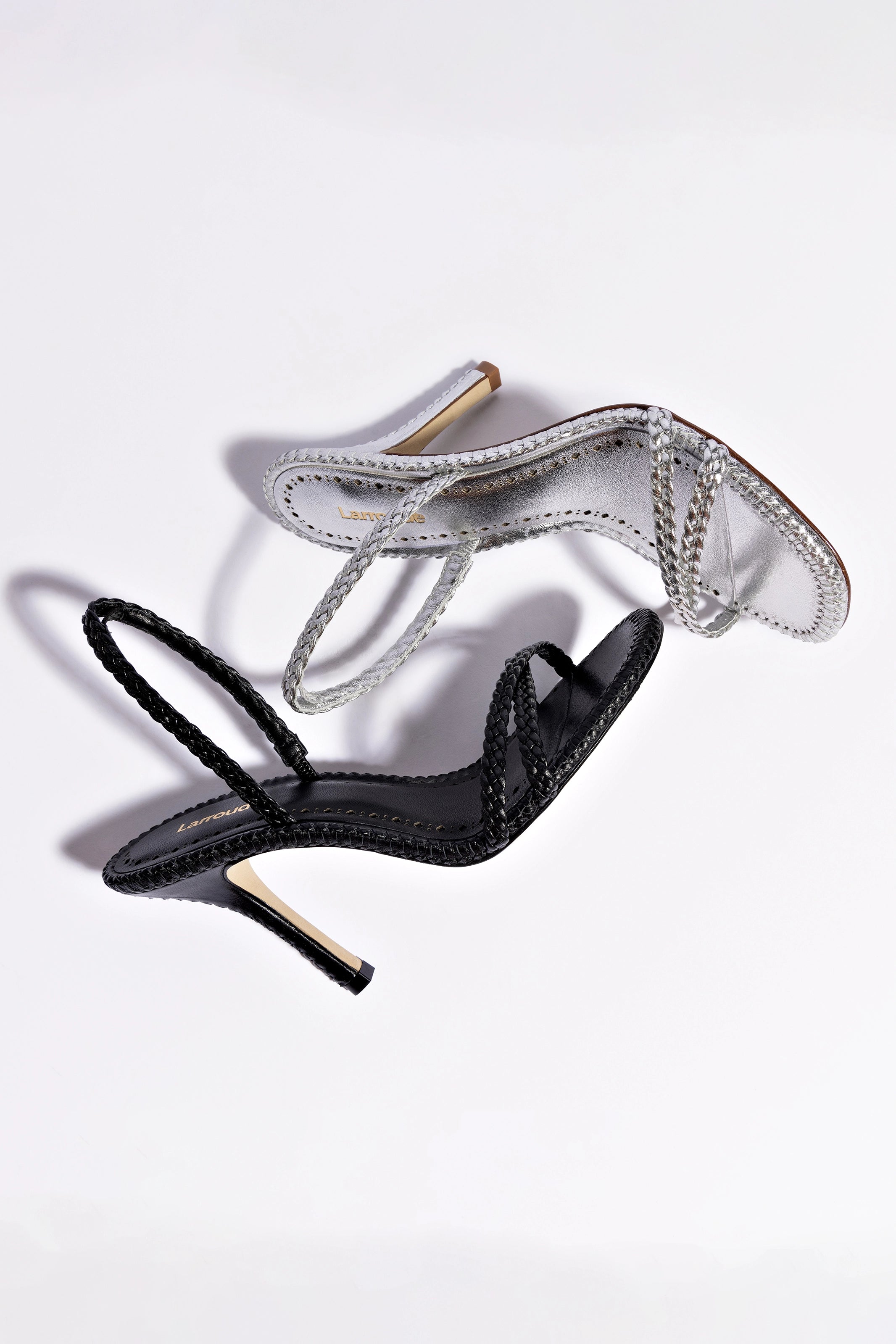 Annie Women's Silver Metallic Leather Sandals - Comfortable Dressy Strappy Heels for Summer Weddings, Parties & Date Nights
