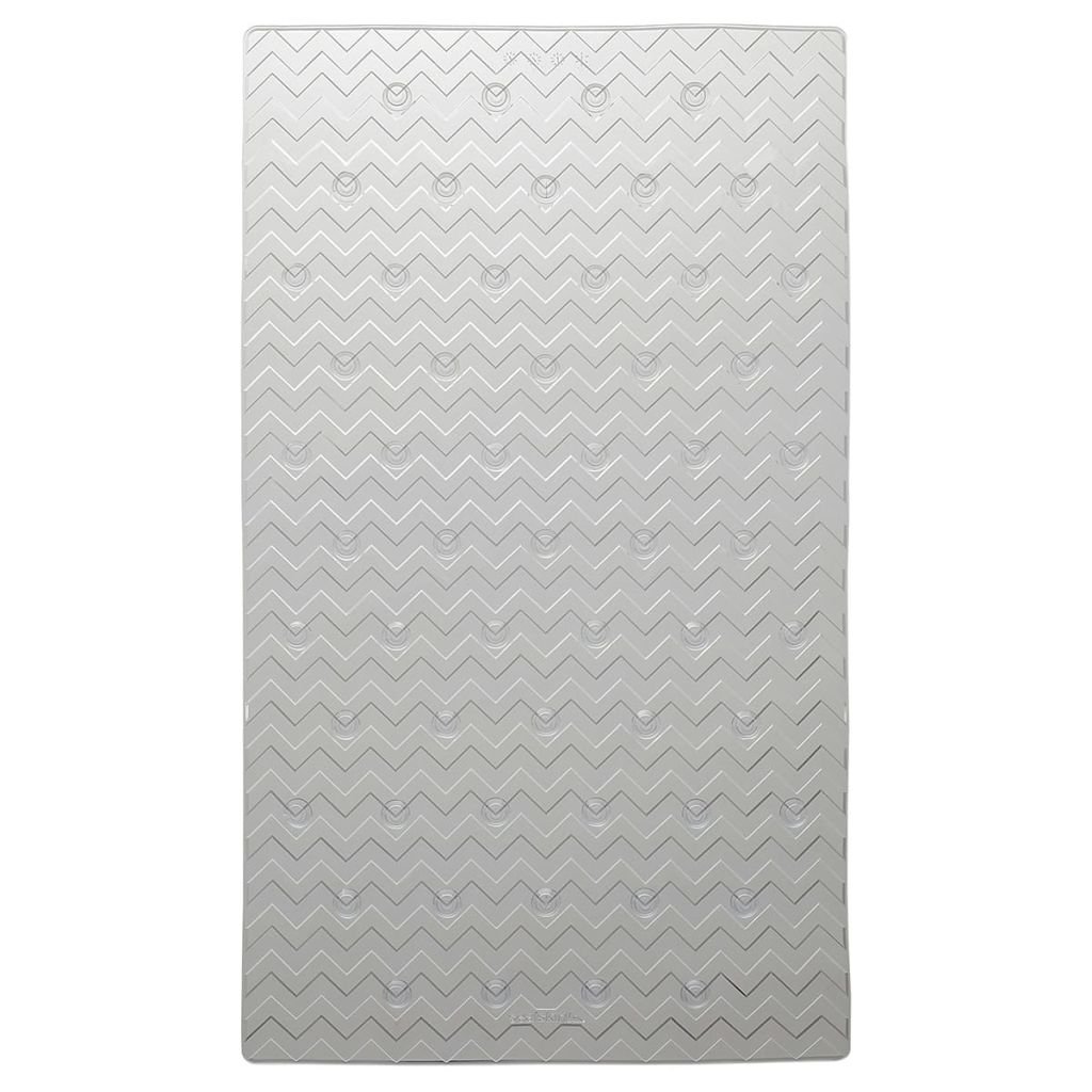 Premium Non-Slip Transparent Bath Mat 70x40cm (27.5x15.7 Inches) - Soft PVC Shower Floor Mat for Bathroom, Spa & Poolside - Waterproof & Easy to Clean