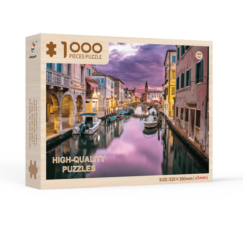 1000 Piece Adult Jigsaw Puzzle - Challenging & Relaxing Brain Teaser for Stress Relief, Home Decor & Family Game Night