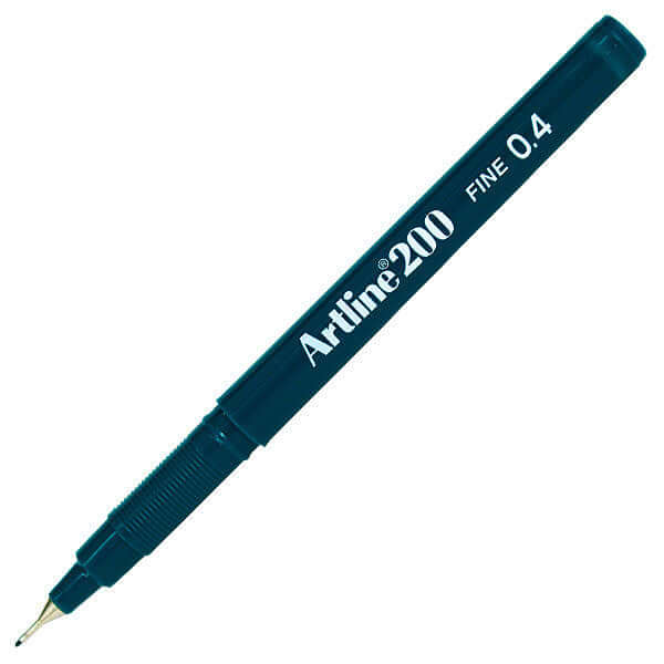 Artline 200 Fineliner Pen Set - 0.4mm Ultra Fine Tip Black Ink Markers for Drawing, Sketching & Note Taking - Perfect for Artists, Students & Office Use