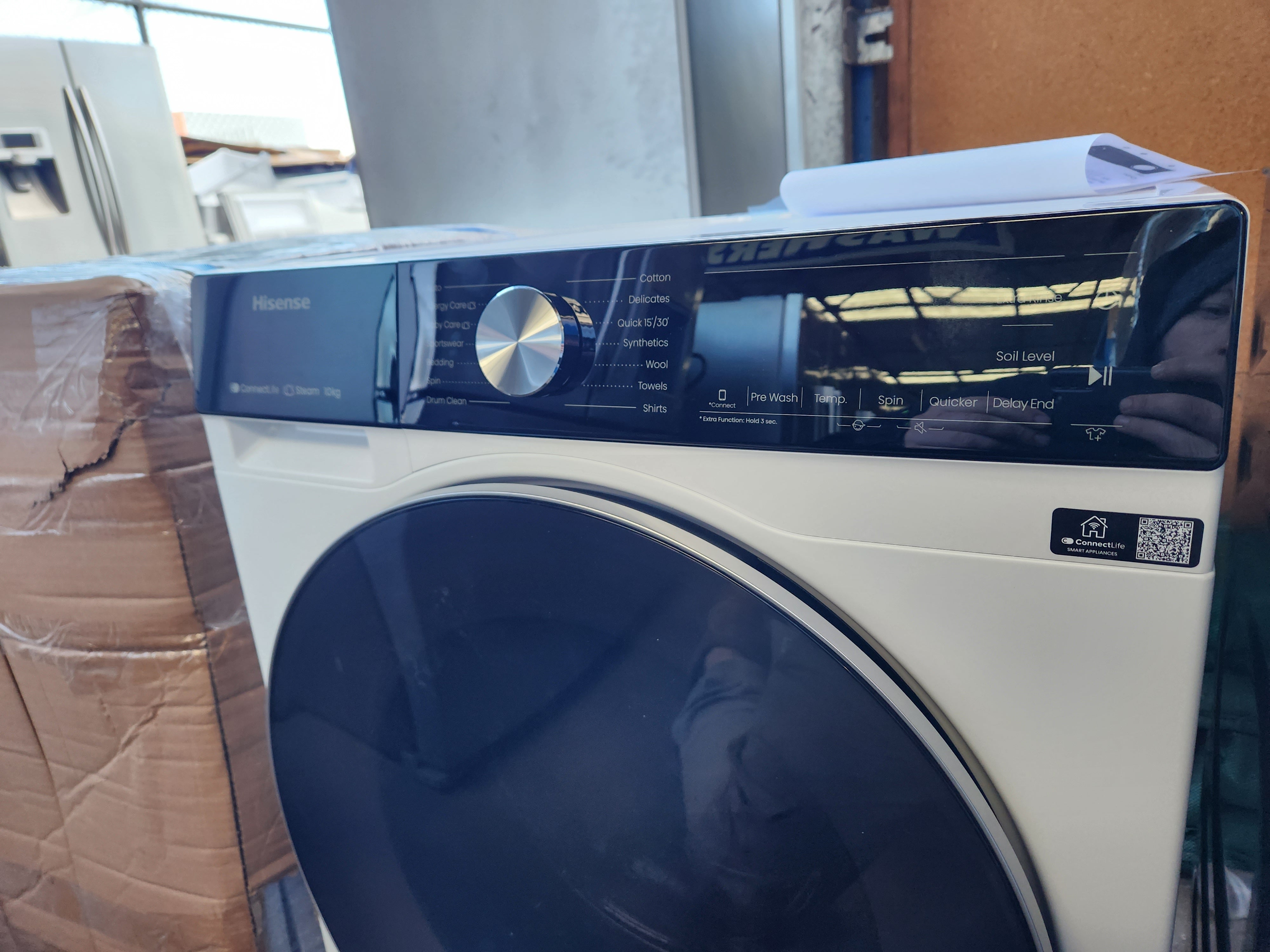 Brand New Hisense HWFS1015E 10kg Series 5 Front Load Washing Machine with 3-Year Warranty - Perfect for Apartments, Laundromats & Energy-Efficient Homes