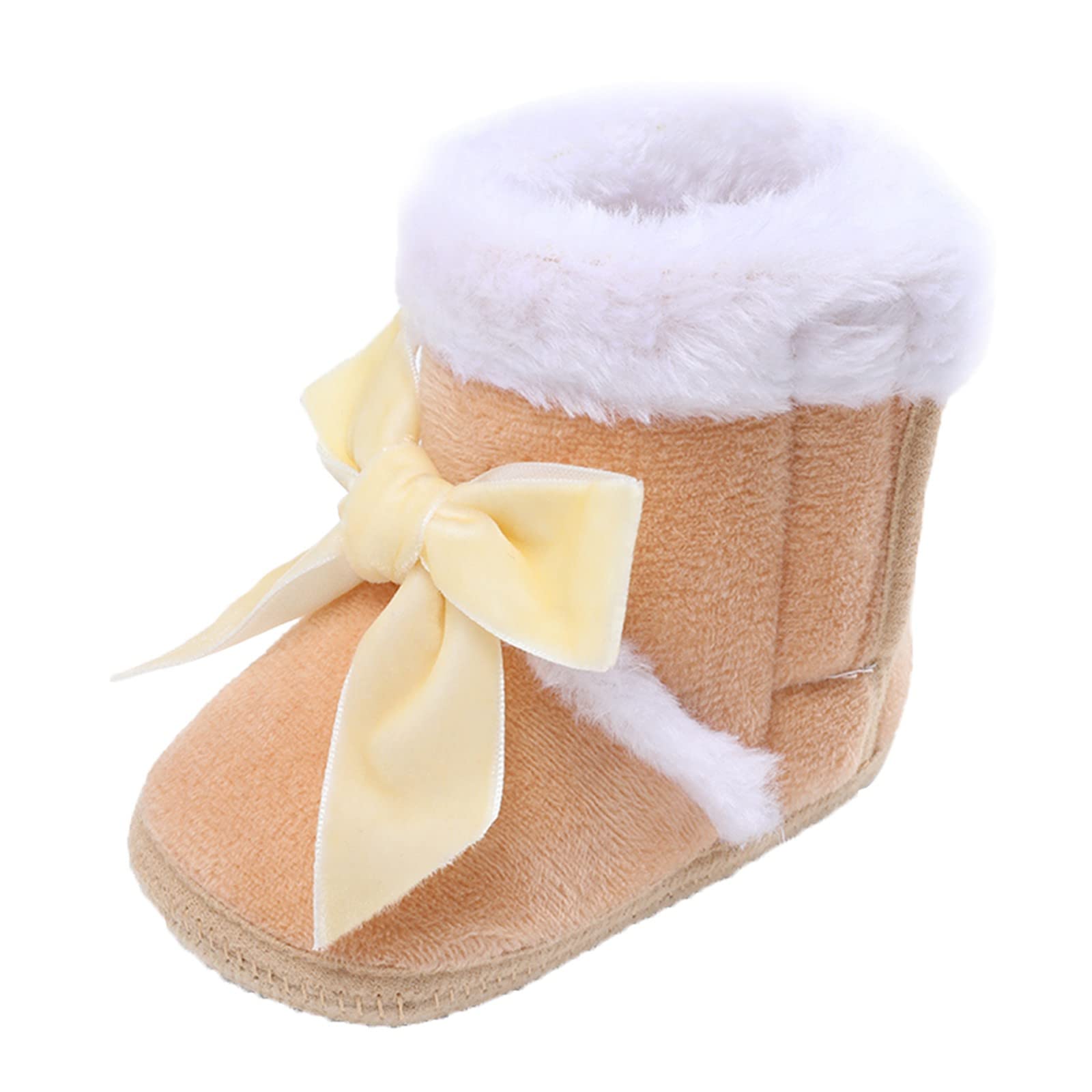 YOYORI Baby Warm Plush Snow Boots - Soft Comfortable for Toddler Girls & Boys - Winter Play & Outdoors