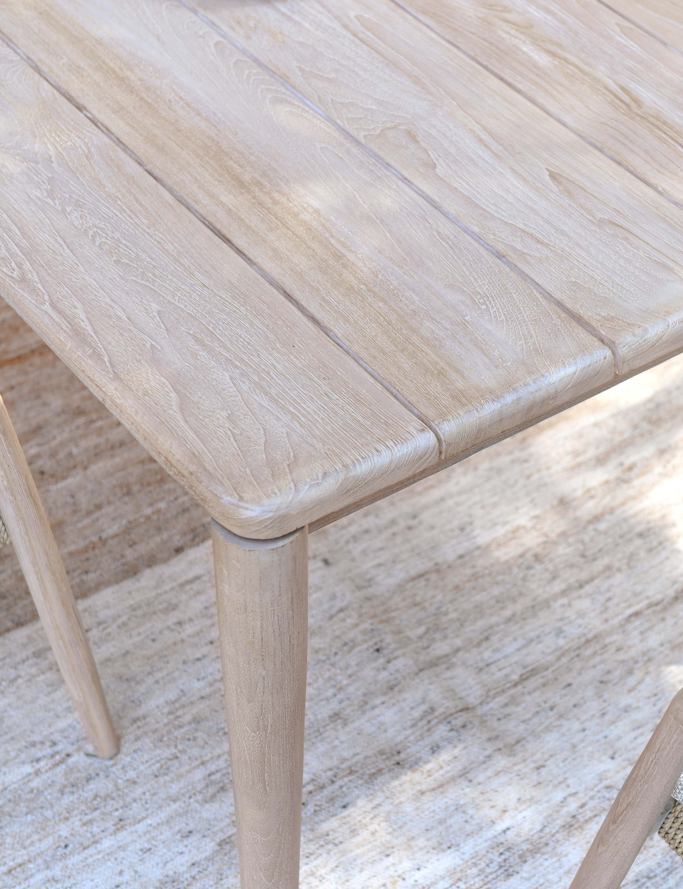 Stylish Bella Indoor Outdoor Dining Table Set - Perfect for Patio, Garden, and Backyard Entertaining