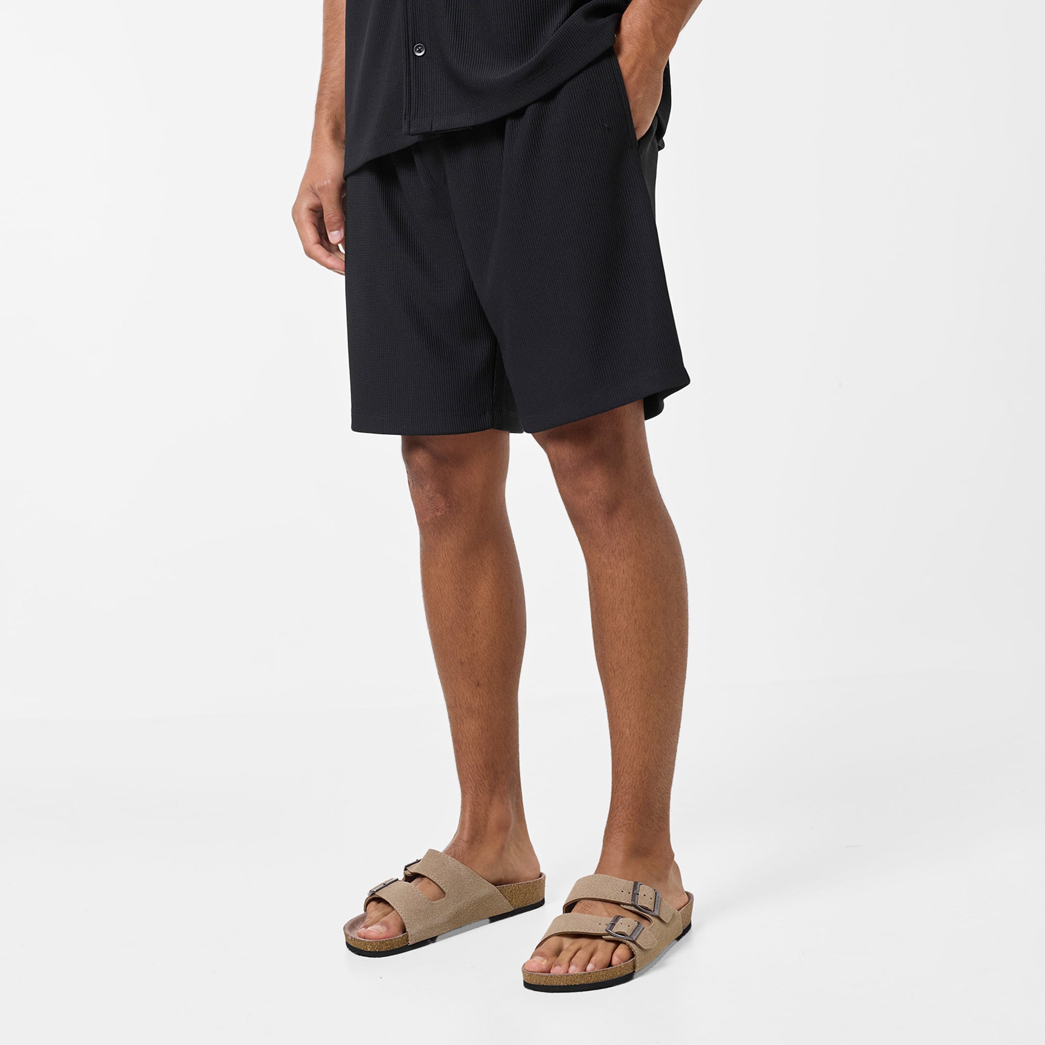 Stylish Black Pleated Shorts for Women - Trendy High Waist Summer Shorts | Perfect for Casual Outfits, Beach Vacations & Gym Wear