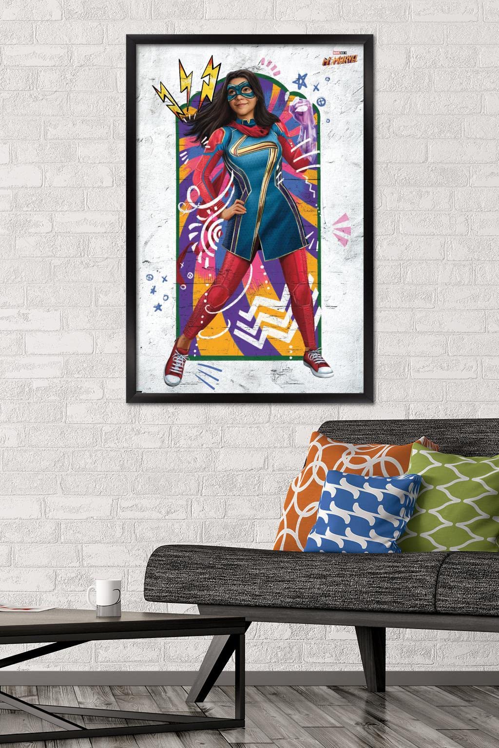 Trends International Marvel Ms. Marvel Window Wall Poster - 34
