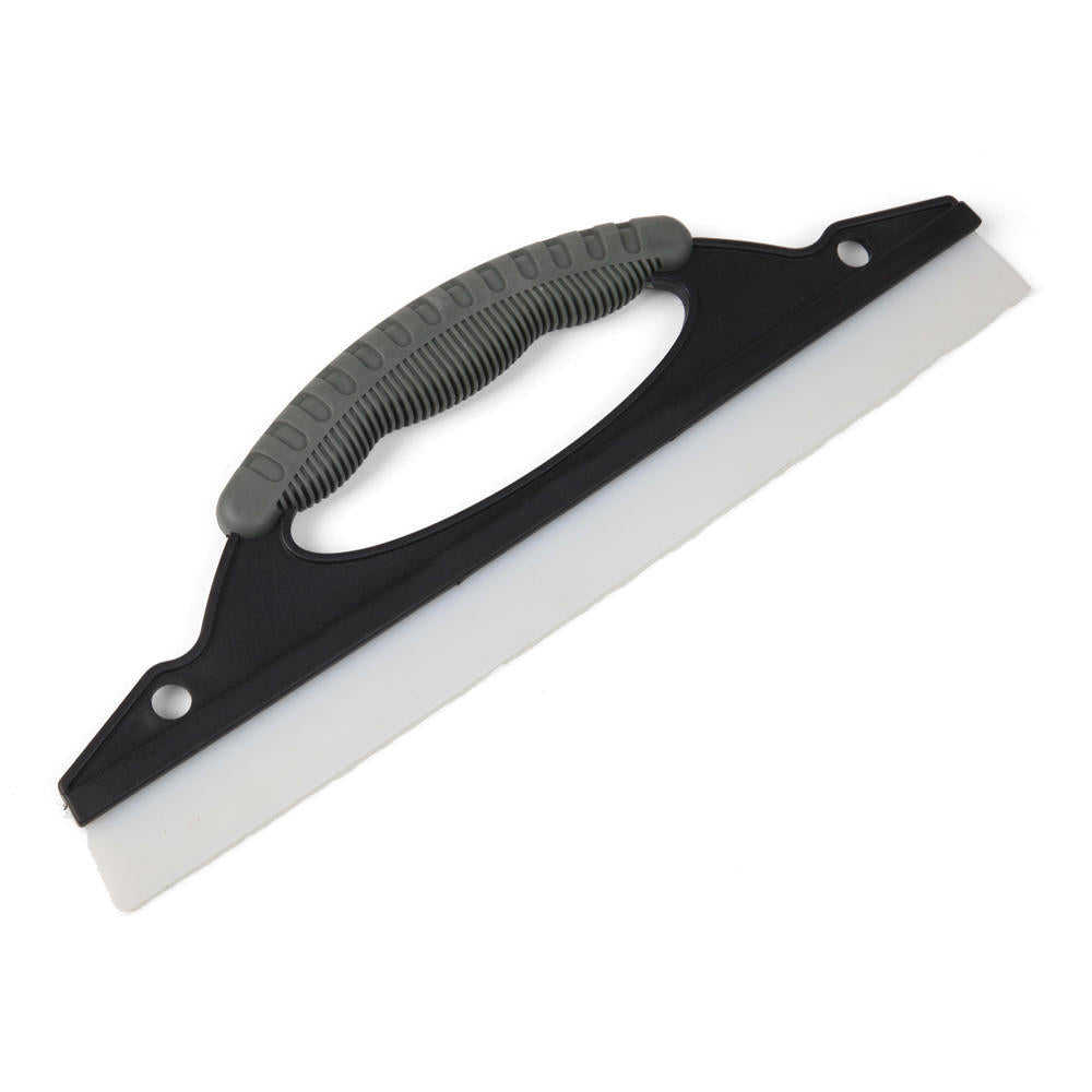 Multi-Purpose Squeegee with 12 Silicone Blades - Home Essentials for Windows, Showers & Car Cleaning (Model 83876)