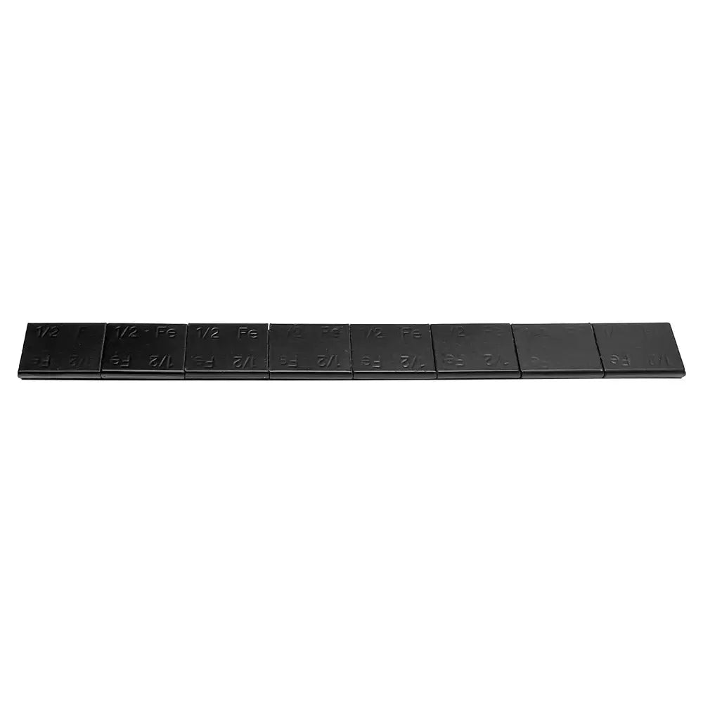 1/2 oz Black Adhesive Wheel Weights for Cars & Trucks - 224pcs Steel Stick-On Wheel Balancing Weights - Perfect for Auto Repair Shops & DIY Tire Balancing