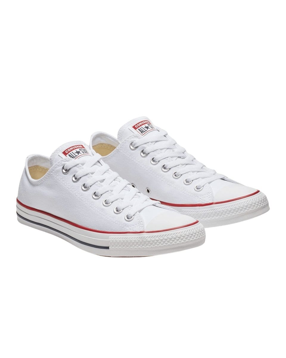 Converse Women's Chuck Taylor All Star Low Top Sneakers - White Canvas Casual Shoes for Everyday Wear & Street Style Fashion