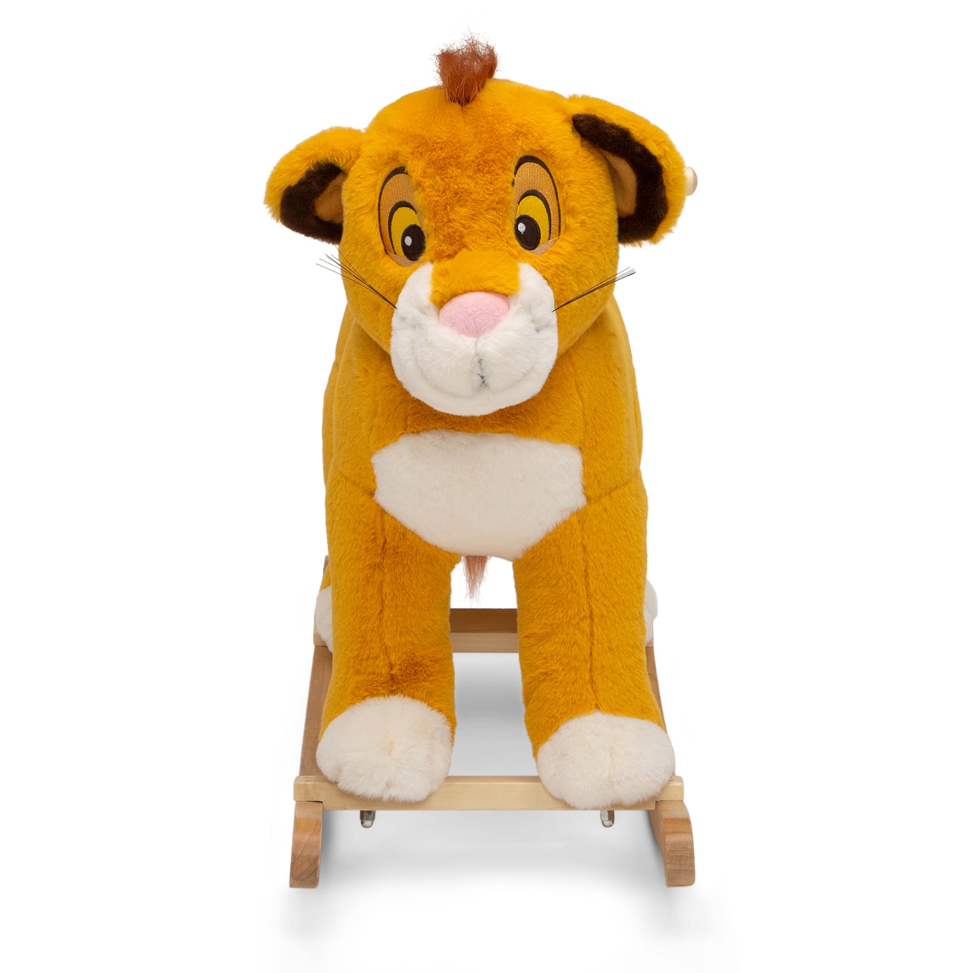 Disney The Lion King Simba Plush Rocker Toy for Kids - Cute & Comfortable Animal Rocking Chair for Nursery, Playroom, or Gift - Perfect for Toddlers & Preschoolers