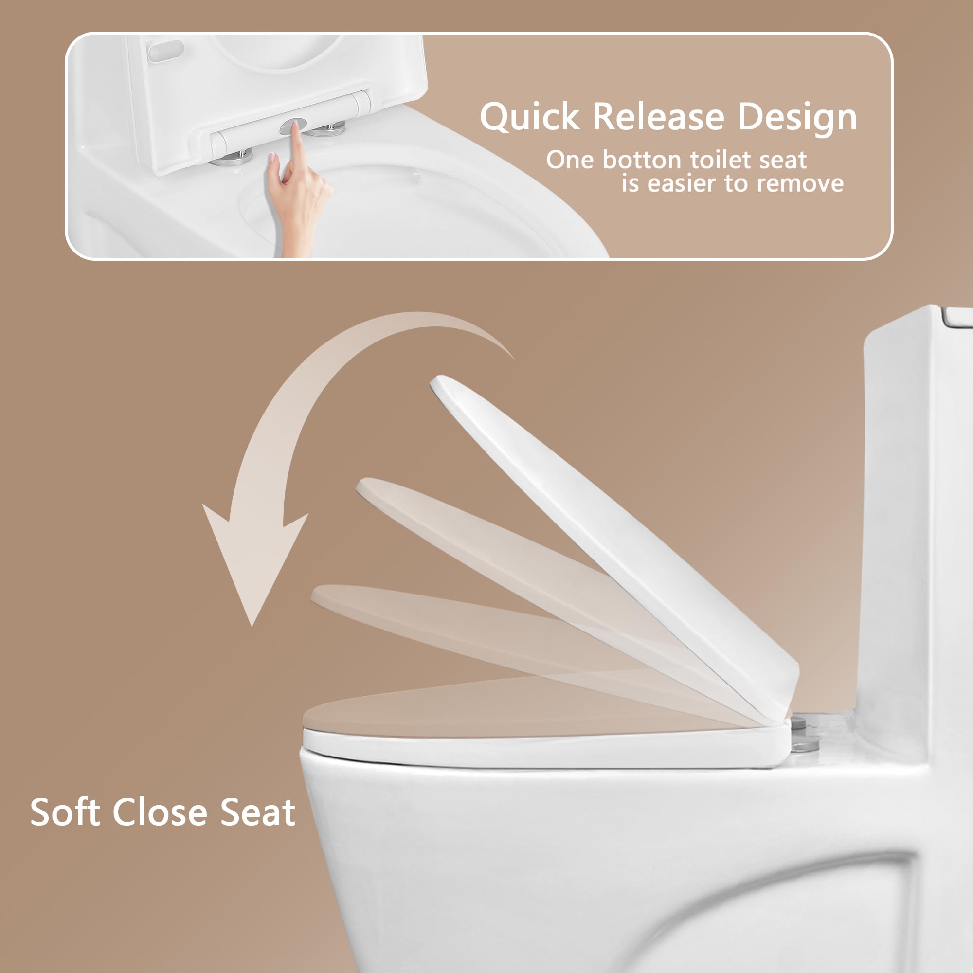 DeerValley Elongated One Piece Toilet - 17