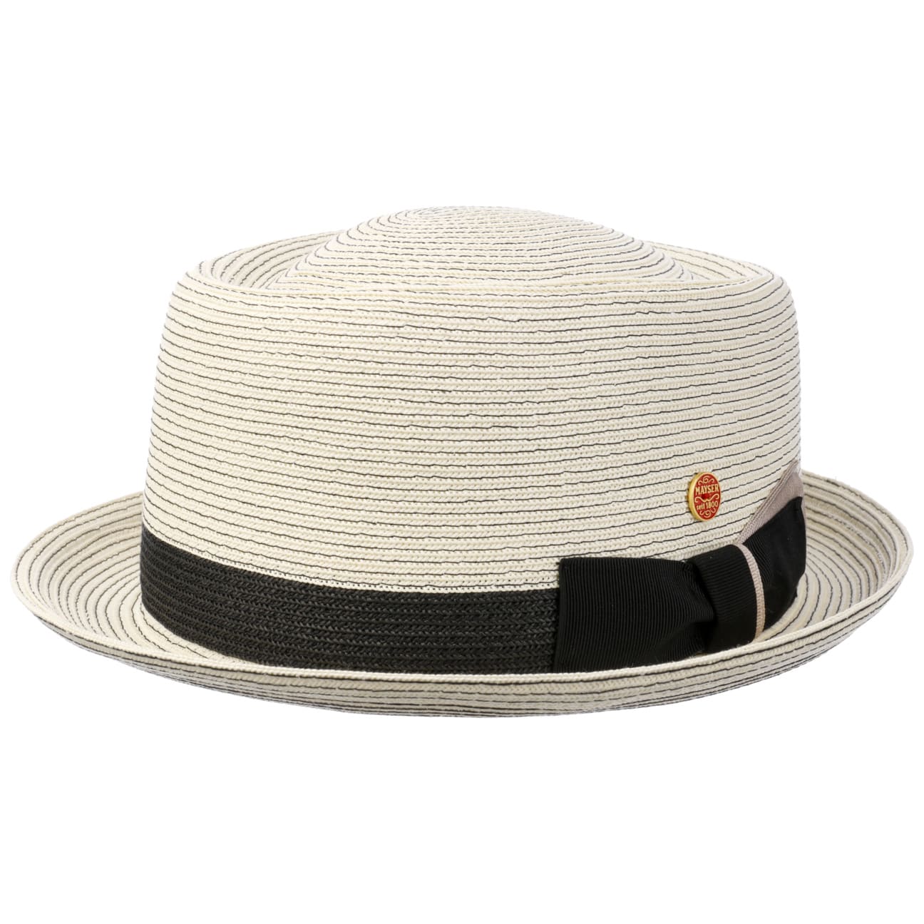 Stylish Mayser Gareth Classic Pork Pie Straw Hat for Men & Women - Perfect for Summer Outfits, Beach Vacations, and Outdoor Events