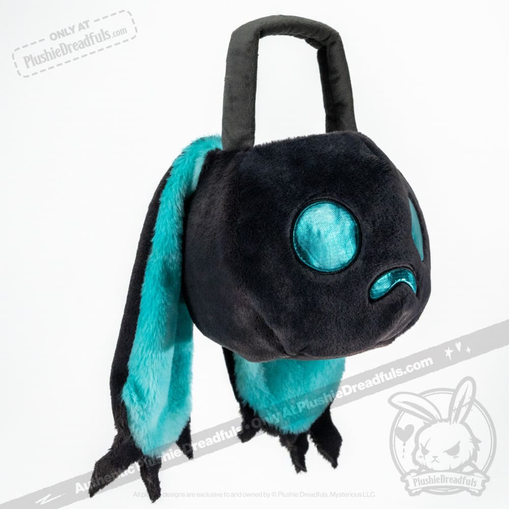 Plushie Dreadfuls Wraith Rabbit Head Bag - Soft Gothic Stuffed Animal Toy for Halloween Decor, Cosplay & Dark Aesthetic Collectors