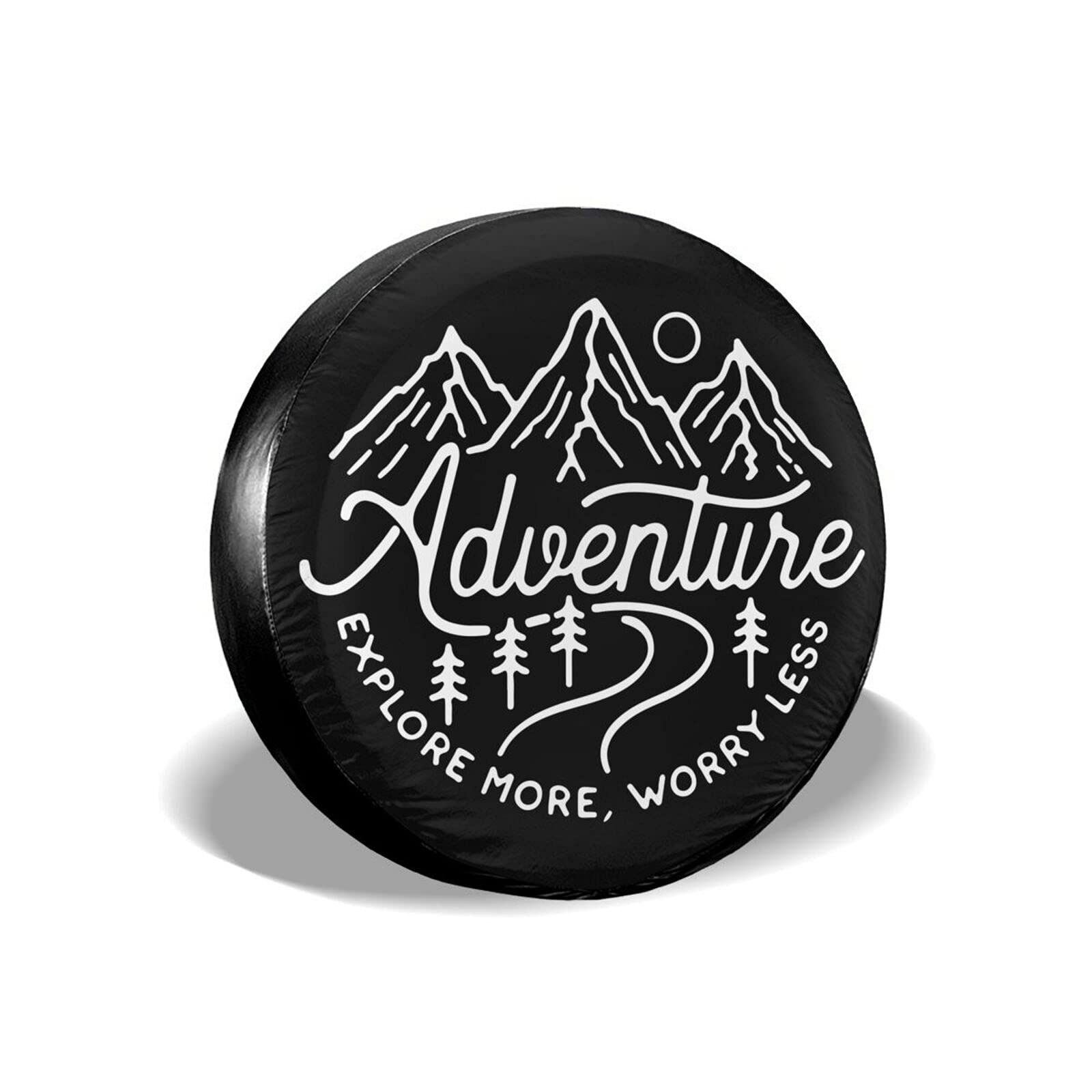 RV Spare Tire Cover - Weatherproof Universal Fit for Trailers & SUVs (14