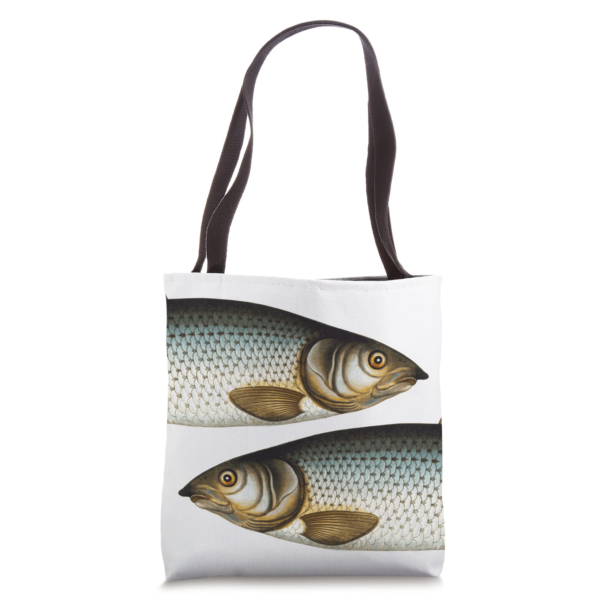 Gwyniad Fish Tote Bag - Eco-Friendly Cotton Canvas Shopping Bag with Unique Fish Design - Perfect for Groceries, Beach Trips & Farmers Market
