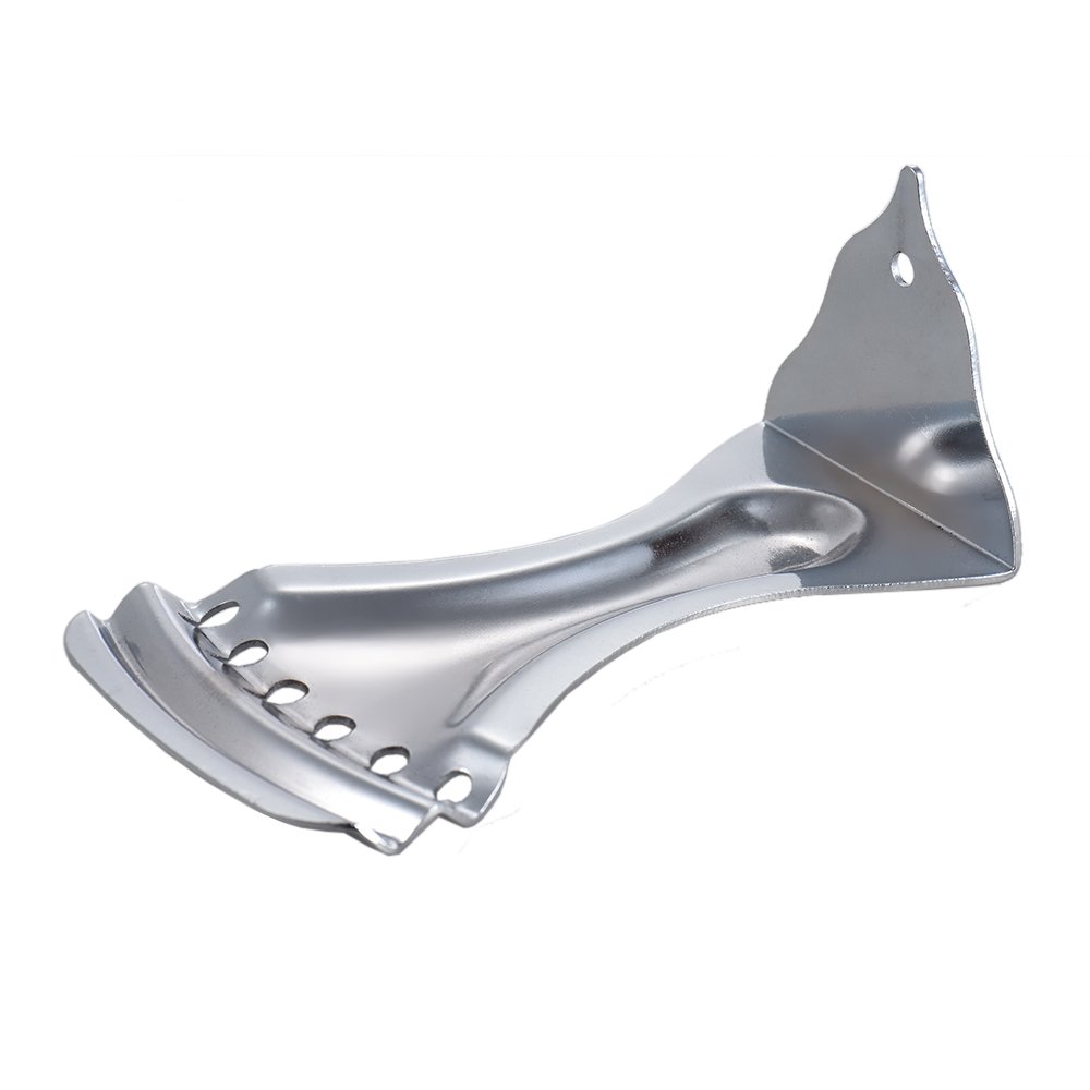 Premium Silver Zinc Alloy Tailpiece for Dobro 6-String Resonator Guitar - Durable & Rust-Resistant Bridge Component for Bluegrass & Slide Guitar Players