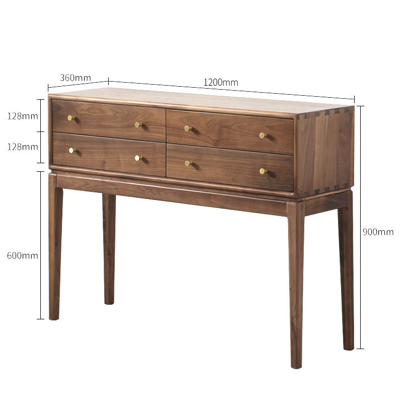 **Joanna RITZ Console Table with Drawers - American Style Hallway Cabinet for Entryway, Living Room & Bedroom Storage**