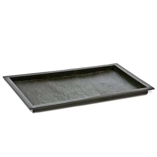 Comatec Faux Slate Rectangle Plate - 5 Inch Elegant Serving Tray for Dining, Entertaining & Home Decor | Durable & Stylish Tableware for Parties, Weddings & Everyday Use