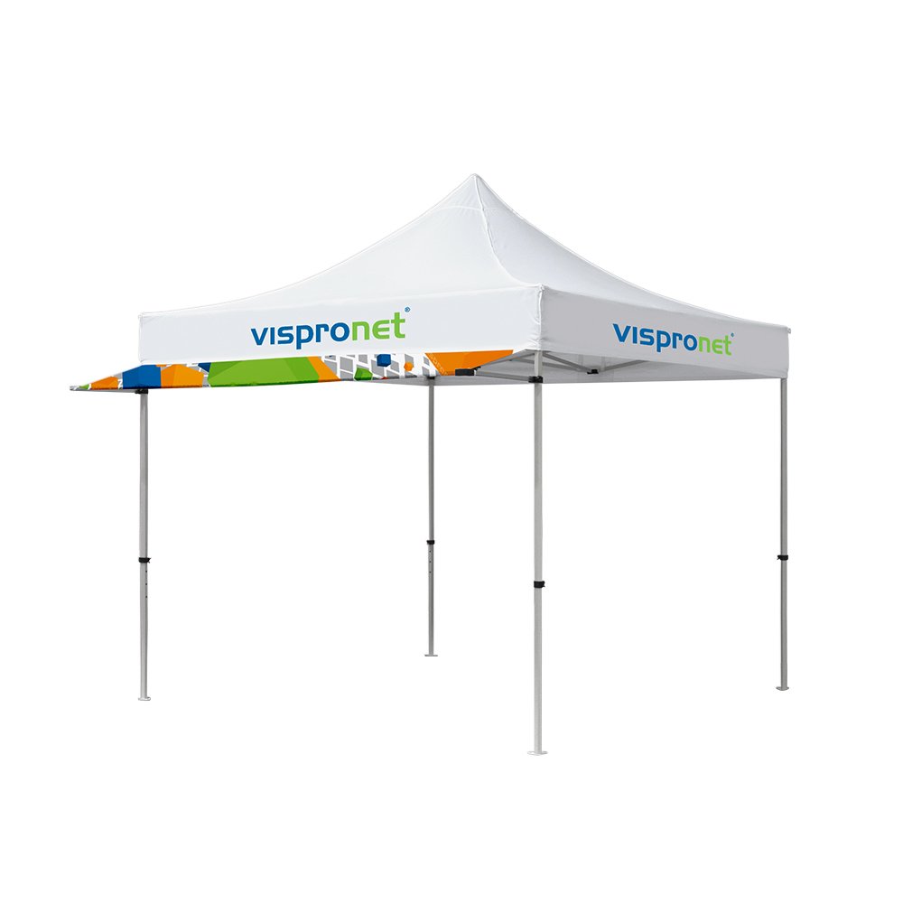 Vispronet Removable Tent Awning Hardware Kit for 15ft Pop Up Canopy Tents - Durable & Adjustable (No Banner Included) - Perfect for Outdoor Events, Camping, and Beach Parties