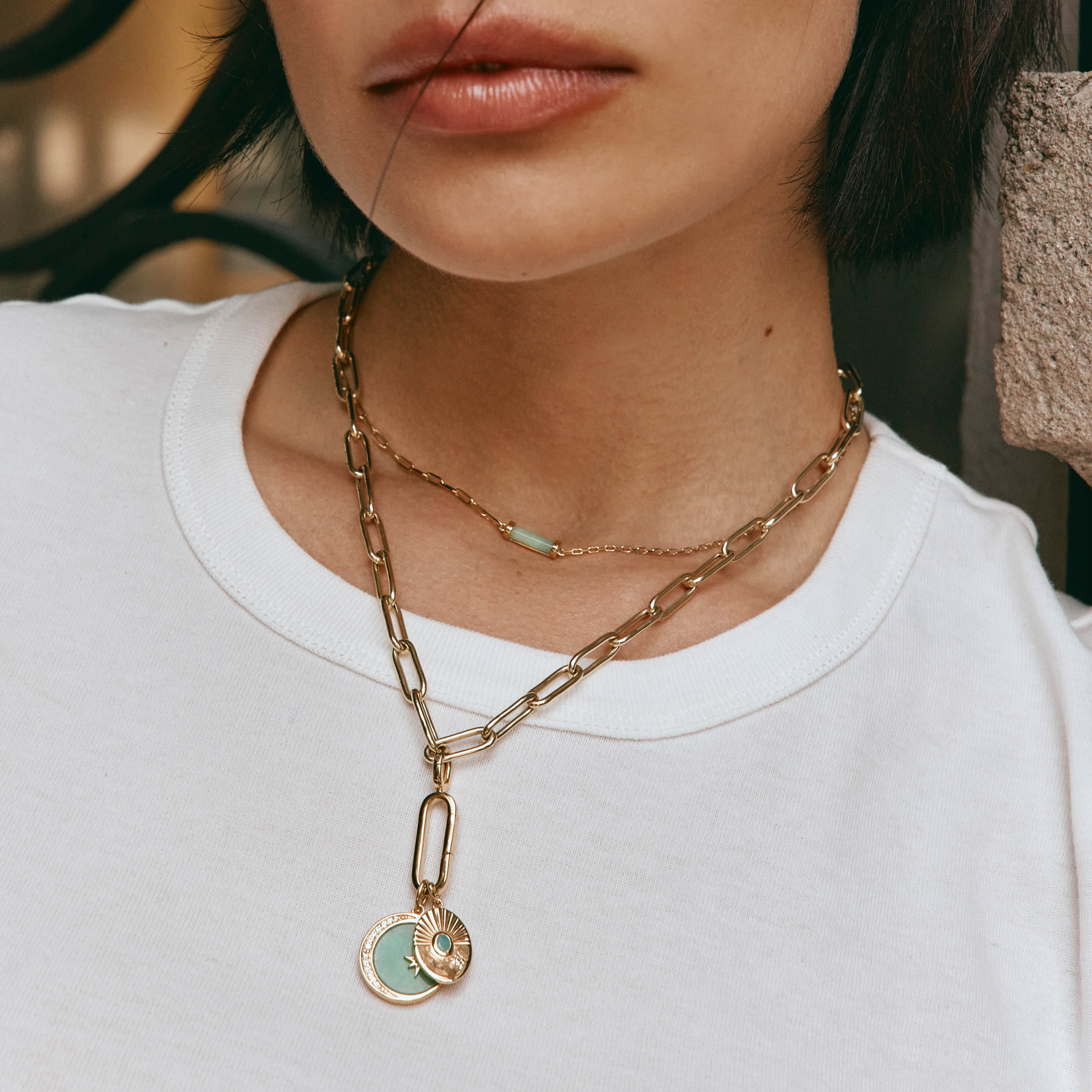 Elegant Gold Paperclip Chain Necklace for Women - Trendy Layering Jewelry for Everyday Wear & Gift Giving