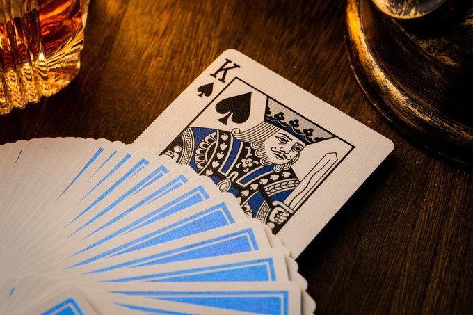 Luxury Sapphire Edition Playing Cards - Premium Casino & Poker Game Deck for Adults - Perfect for Poker Nights, Magic Tricks & Collectors