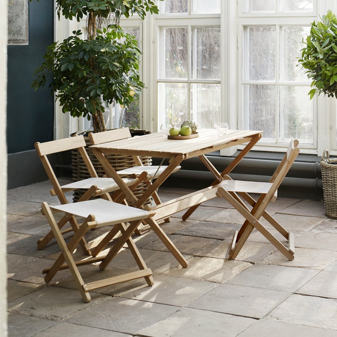 BM4570 Outdoor Dining Chair - Foldable Patio Furniture for Garden, Poolside, and Backyard Relaxation