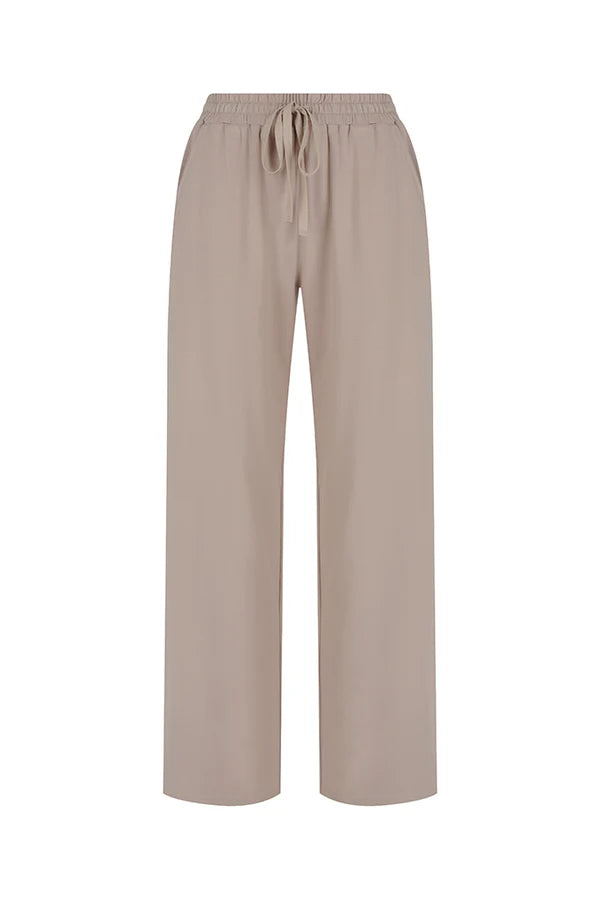 Voyager Pants for Men & Women - Comfortable Travel & Outdoor Hiking Pants in Taupe - Lightweight, Quick-Dry & Stretchable for Adventure, Camping & Daily Wear