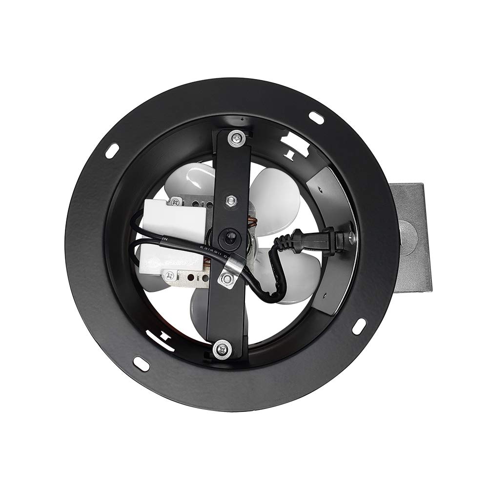 BV 90 CFM Wall Mounted Ventilation Exhaust Fan for Home - Ultra Quiet 4.0 Sones, Efficient Air Circulation for Rooms up to 85 sq ft | 6 Inch Diameter | Removes Heat, Odors, Smoke & Humidity | Perfect for Bathrooms, Kitchens, Laundry Rooms & Garages