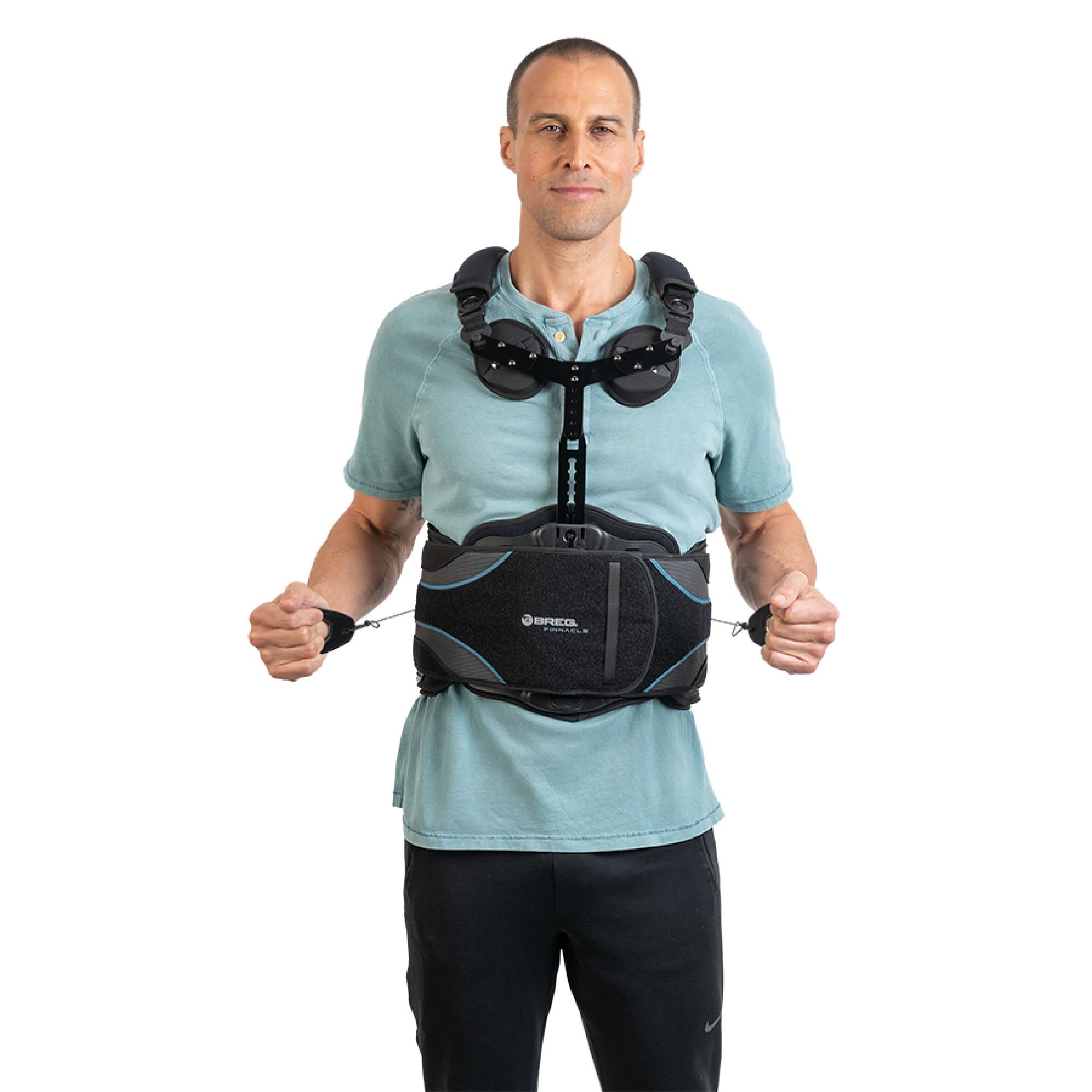 Breg Pinnacle TLSO 464 Back Brace - Lumbar Support for Pain Relief & Posture Correction - Ideal for Back Pain, Scoliosis & Recovery After Surgery