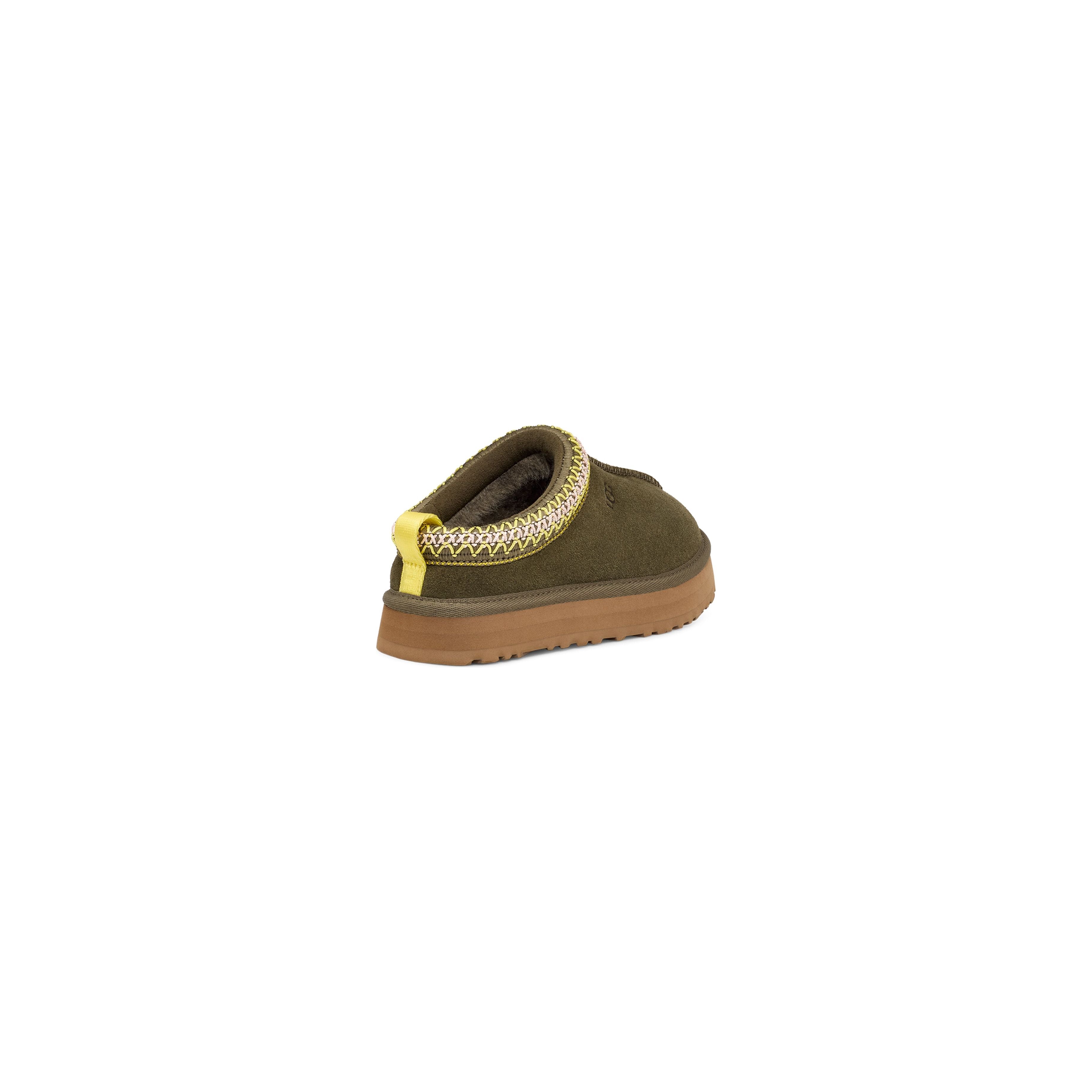 UGG Kid's Tazz Slippers in Burnt Olive - Cozy House Shoes for Boys & Girls - Perfect for Indoor Comfort, Winter Warmth & Playtime