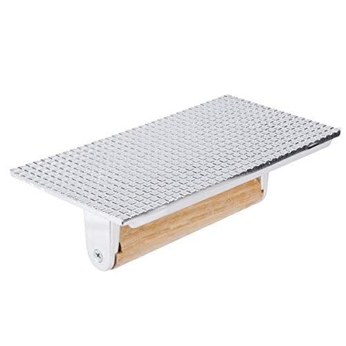 Premium 6-Piece Aluminum Steak Weight Set - Commercial Grade Burger Press for Hamburgers, Panini & BBQ - Medium Size 8