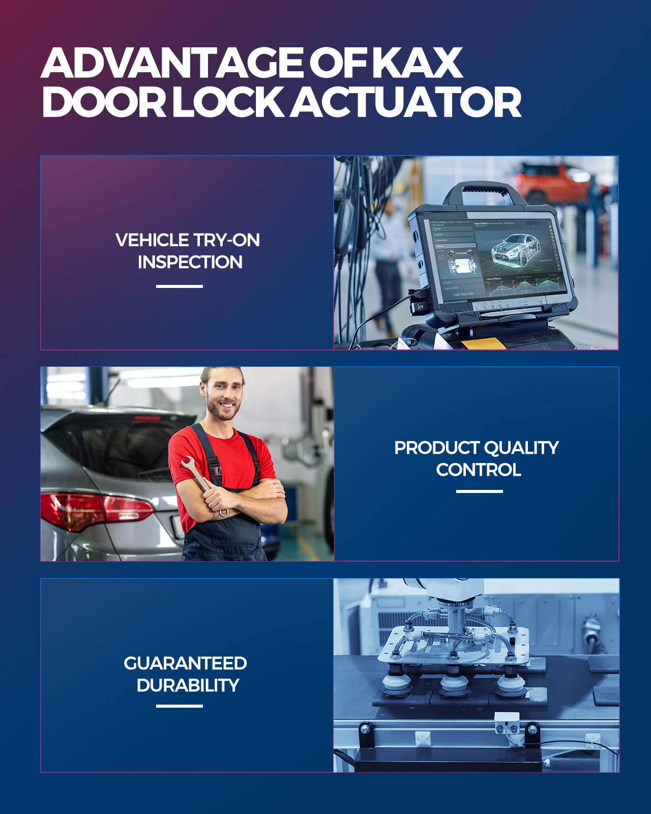 KAX 931-694 Front Driver Side Door Lock Actuator Motor Replacement for Jeep Wrangler JK 2005-2017 2019 & 2018 Models - Truck Tailgate Lock Assembly Kit - Easy DIY Installation for Off-Road Adventures & Daily Commuting