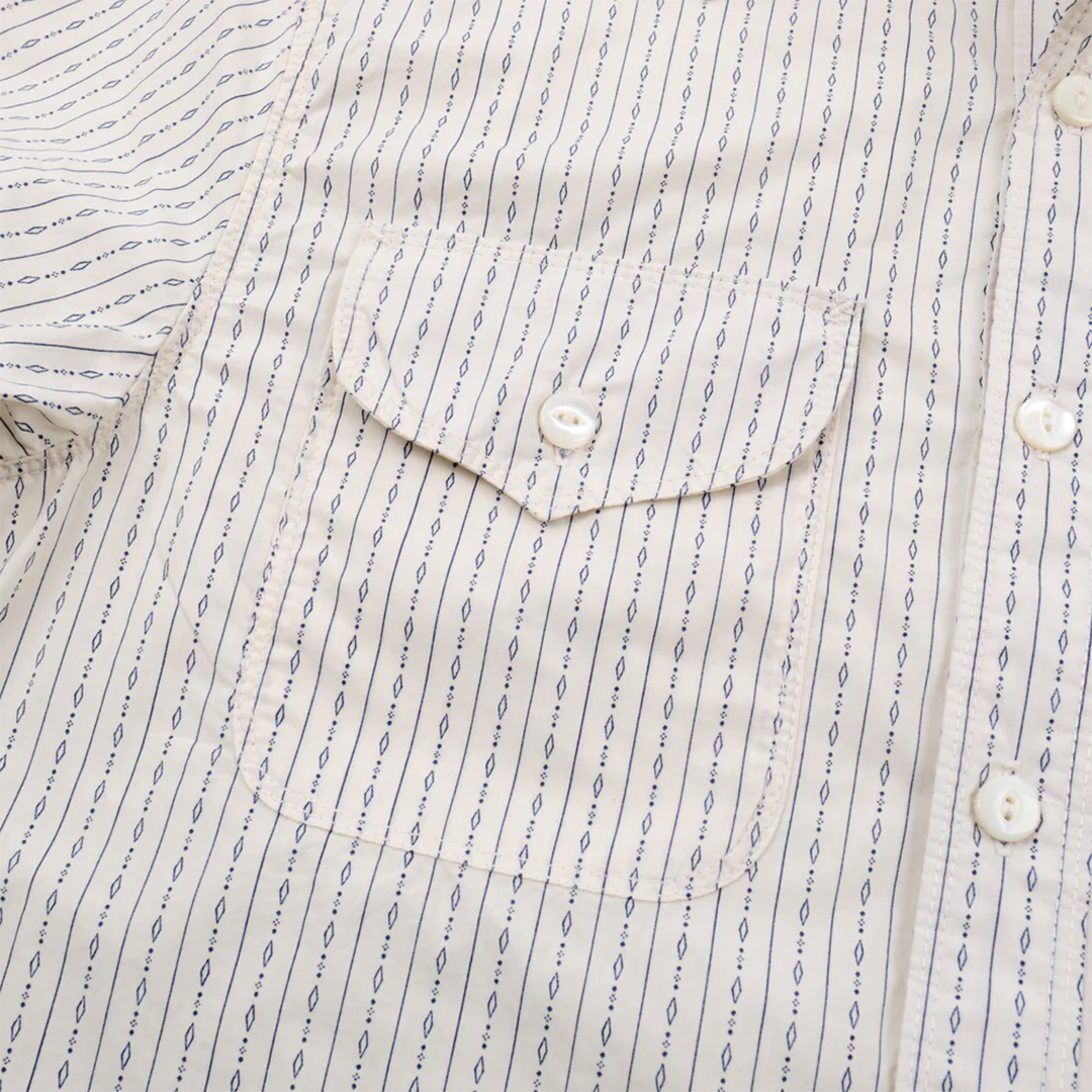 Freenote Wells White Stripe Denim Jacket - Vintage Style Men's Trucker Jacket for Casual Wear & Street Fashion