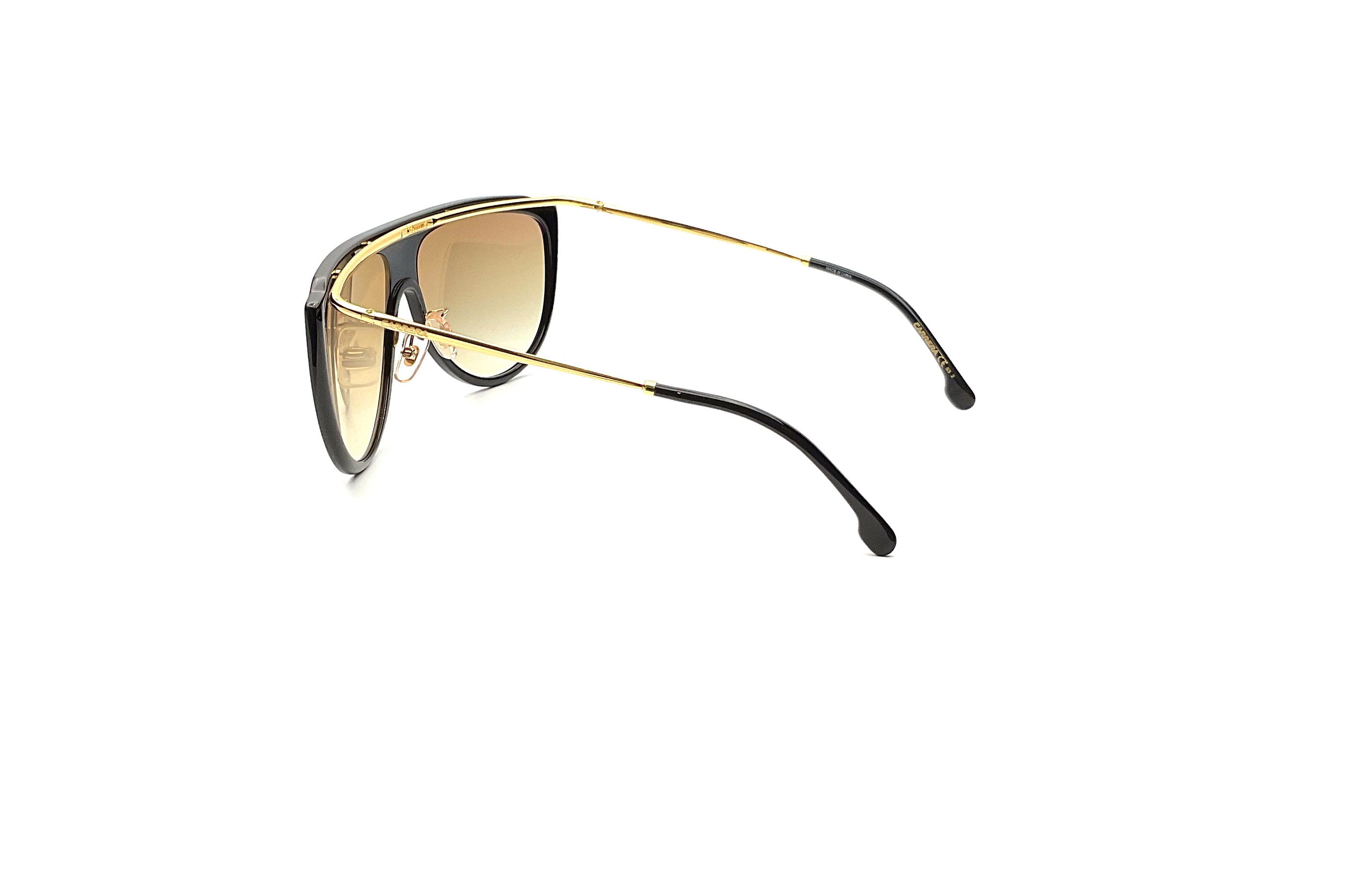 Carrera 1023/3 Black Gold Sunglasses - Polarized UV Protection for Men & Women - Perfect for Driving, Running, and Outdoor Activities
