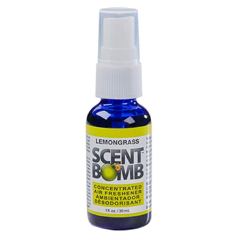 100% Oil Based Scent Bomb Air Freshener Spray - Concentrated Lemongrass Fragrance for Car, Home, Office & Bathroom | Long-Lasting Odor Eliminator & Room Freshener | Perfect for Daily Use, Travel & Pet Areas