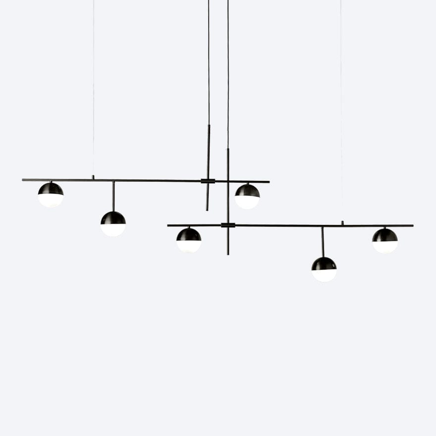 GORGON 150 Modern Pendant Light Fixture - Industrial Style Hanging Ceiling Lamp for Kitchen, Dining Room, Bedroom & Living Room Decor