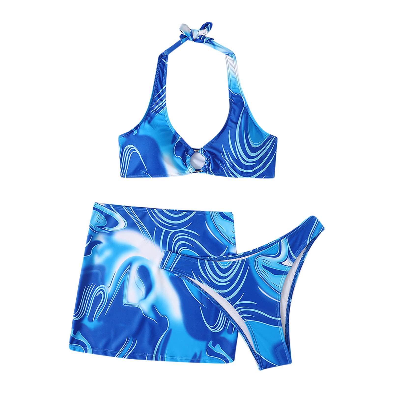 Sexy Split Bikini Set - Floral Print Swimwear for Women | Beach & Pool Party