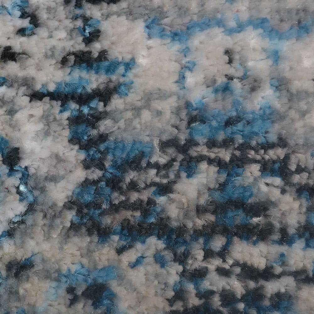 Machine Made Polyester Area Rugs 6'x9' Rectangle - Classic Oriental Traditional Design Multicolor Low Pile Carpet for Living Room, Bedroom & Dining Room | Rugsotic Carpets (M00104)