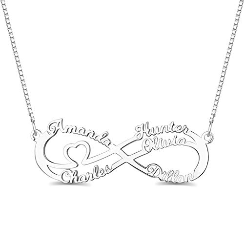 5 Name Silver Plated