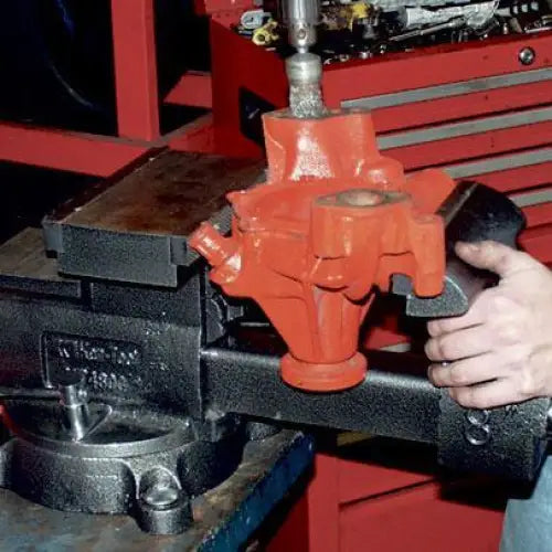 Ken Tool Reversible Mechanic's Vise - Heavy Duty Bench Clamp for Metalworking & Woodworking | Perfect for Home Garage, Workshop & DIY Projects