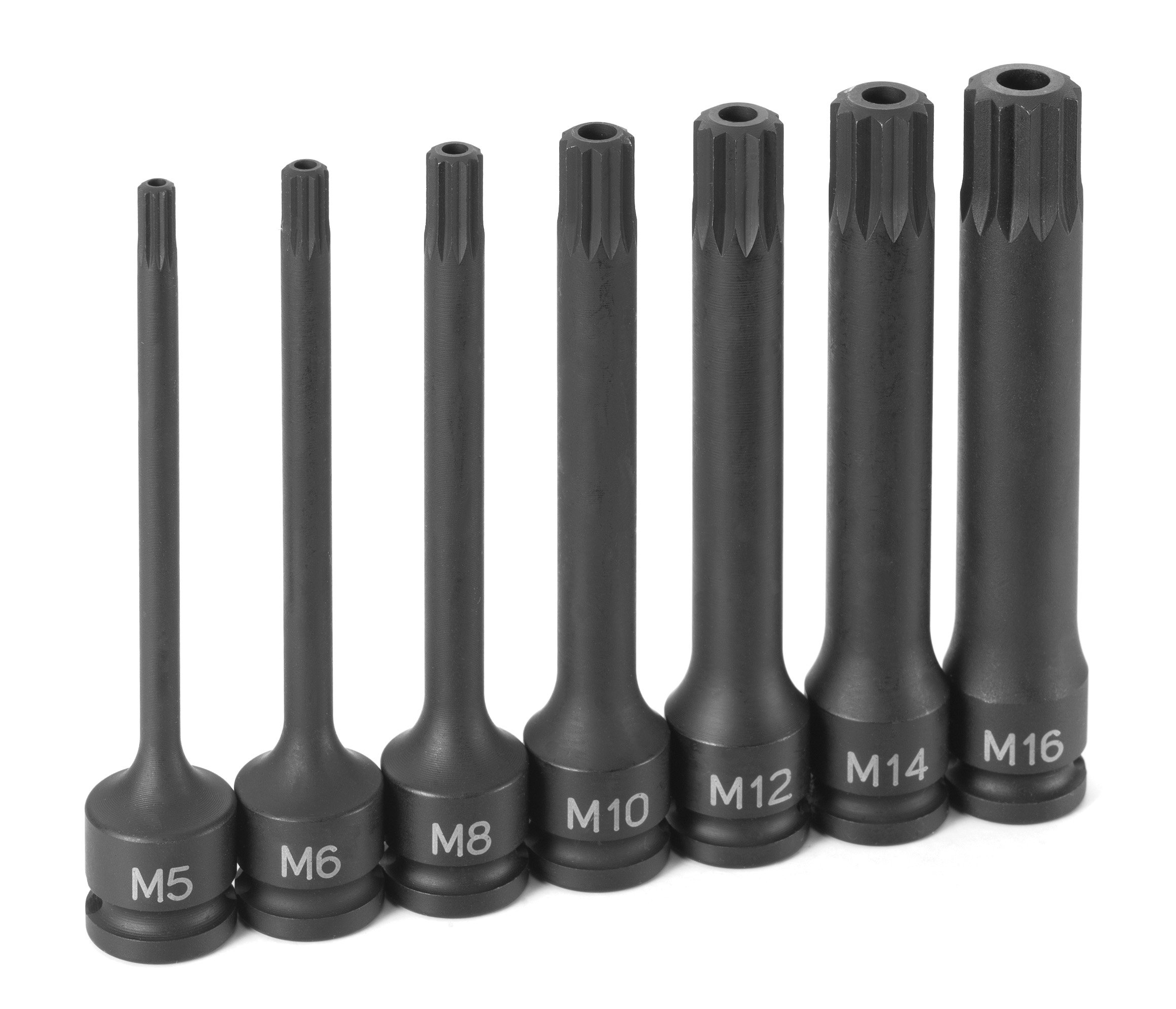Grey Pneumatic 1247ST 12-Piece Triple Square Driver Socket Set - Perfect for Automotive Repair, DIY Projects & Professional Mechanics