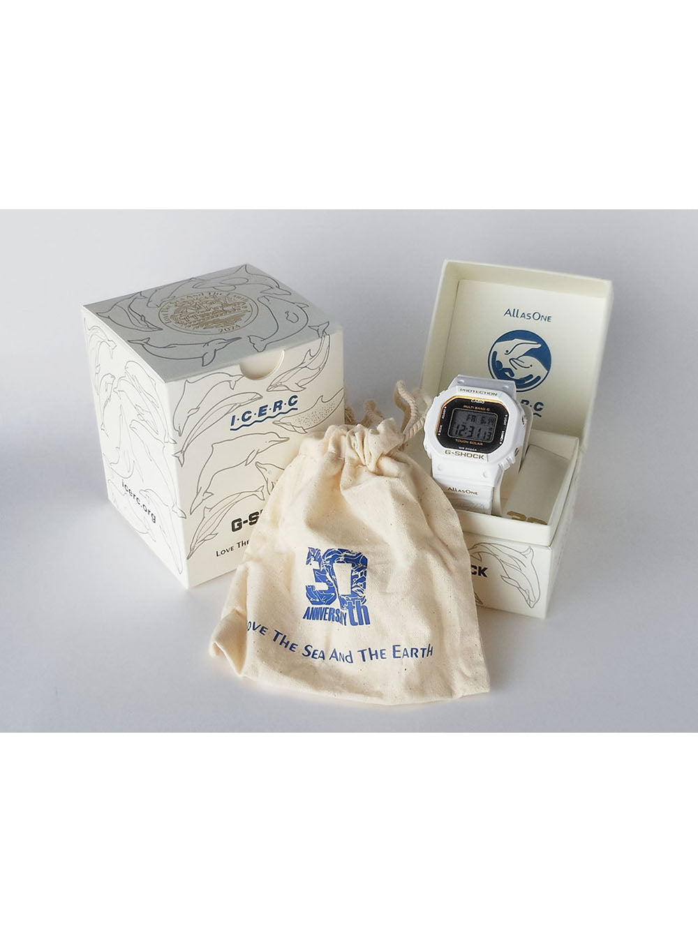 CASIO G-Shock Digital Watch GMD-W5601K-7JR - 30th Anniversary Icer Japan Collaboration Model 2024 - Waterproof Shock Resistant Sports Watch for Men - Perfect for Diving, Swimming & Outdoor Adventures
