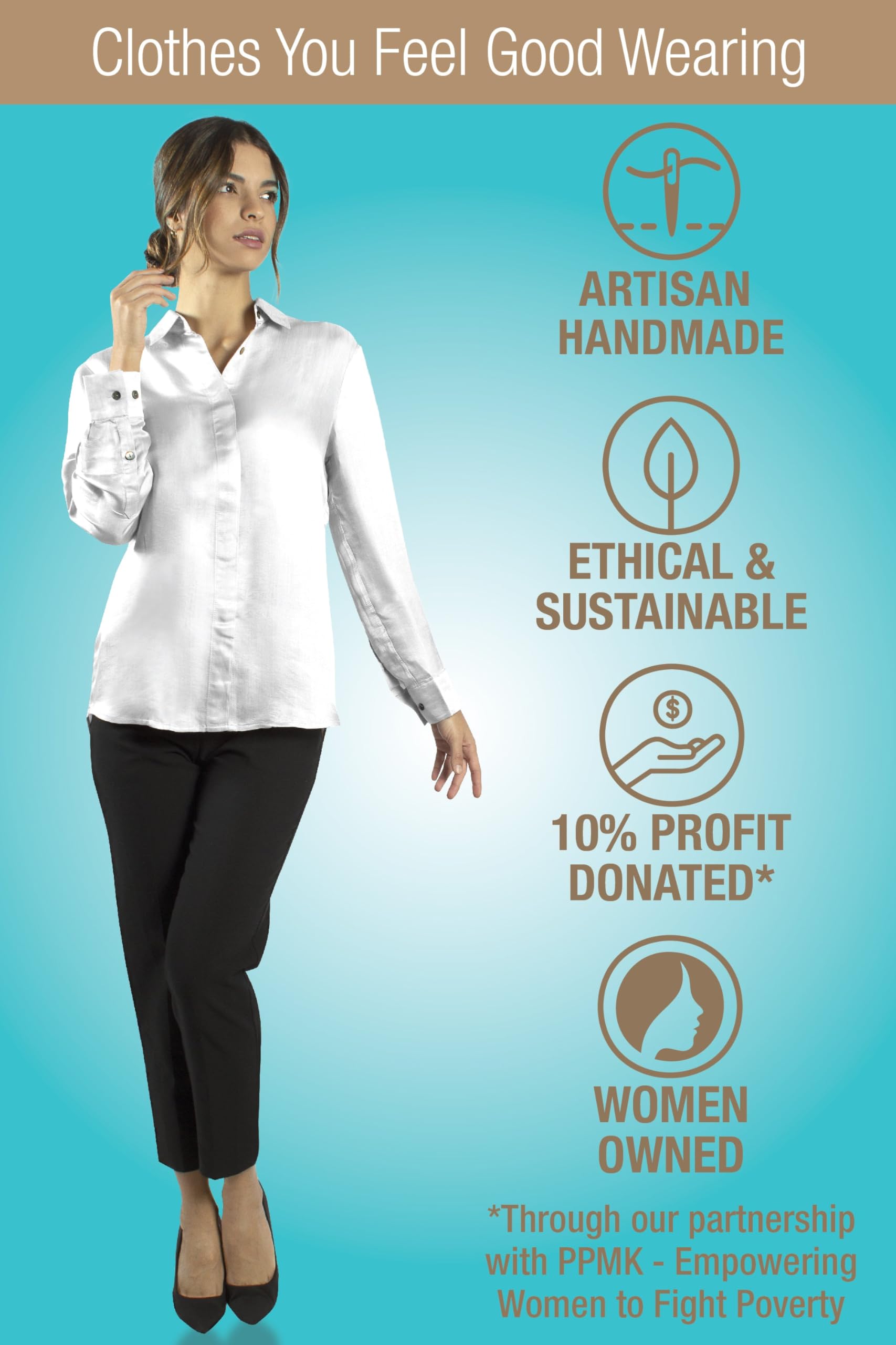 Luxury Artisan Silk Shirts for Women - Elegant Silk Button Down Blouses & Tops for Office, Party & Special Occasions | Premium Quality Comfort & Style