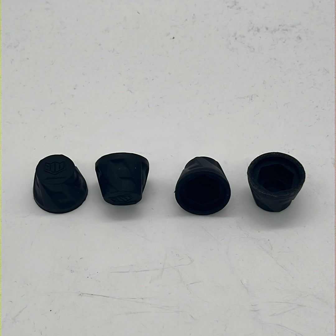 Mantis Motor Axle Nut Rubber Covers (Set of 4) - Durable Protection for Motorcycle, ATV, and Dirt Bike Wheel Bearings - Perfect for Off-Road Riding and Maintenance