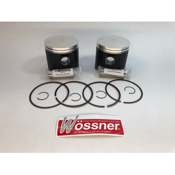 Wossner Piston Kit for Honda CR125R 1990-1991 | 0.5mm Oversize | High Performance Engine Rebuild | Dirt Bike & Motocross Racing Parts