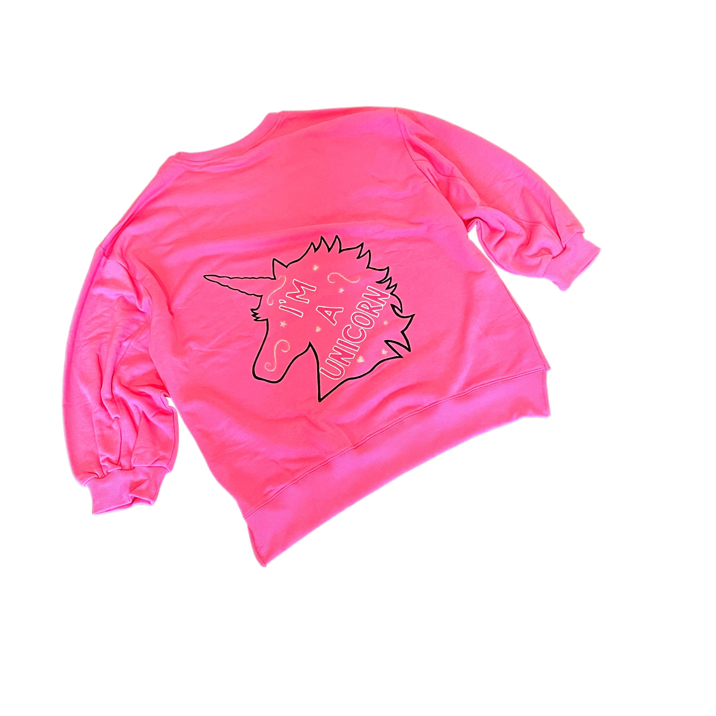 Stylish 'I'm A Unicorn' Graphic Painted Sweatshirt for Women | Trendy Casual Pullover for Everyday Wear, Gifts & Unicorn Lovers
