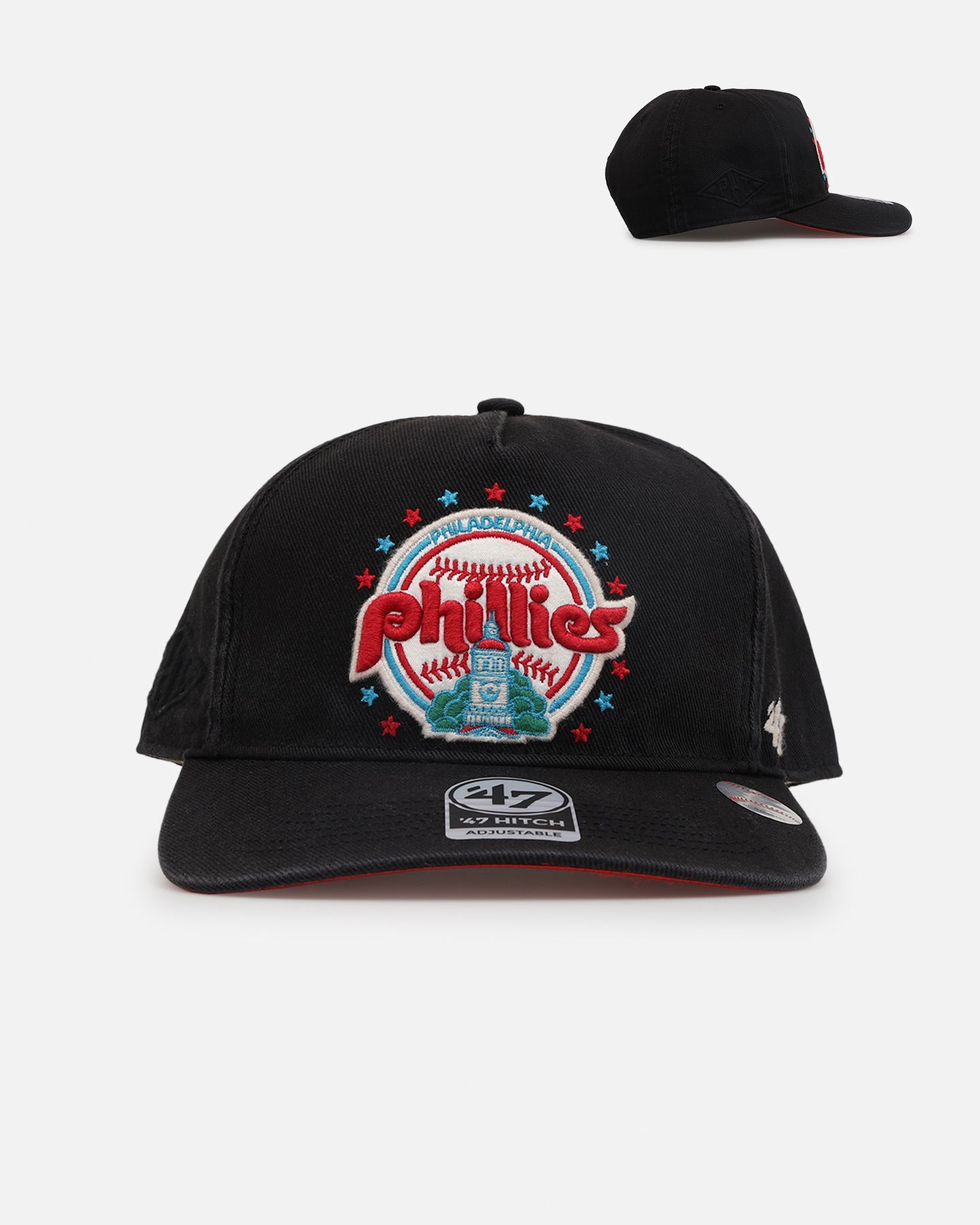 47 Brand Philadelphia Phillies 'MLB Trophy Case' Snapback Hat - Adjustable Black Baseball Cap for Men - Perfect for Game Day, Sports Events & Casual Wear
